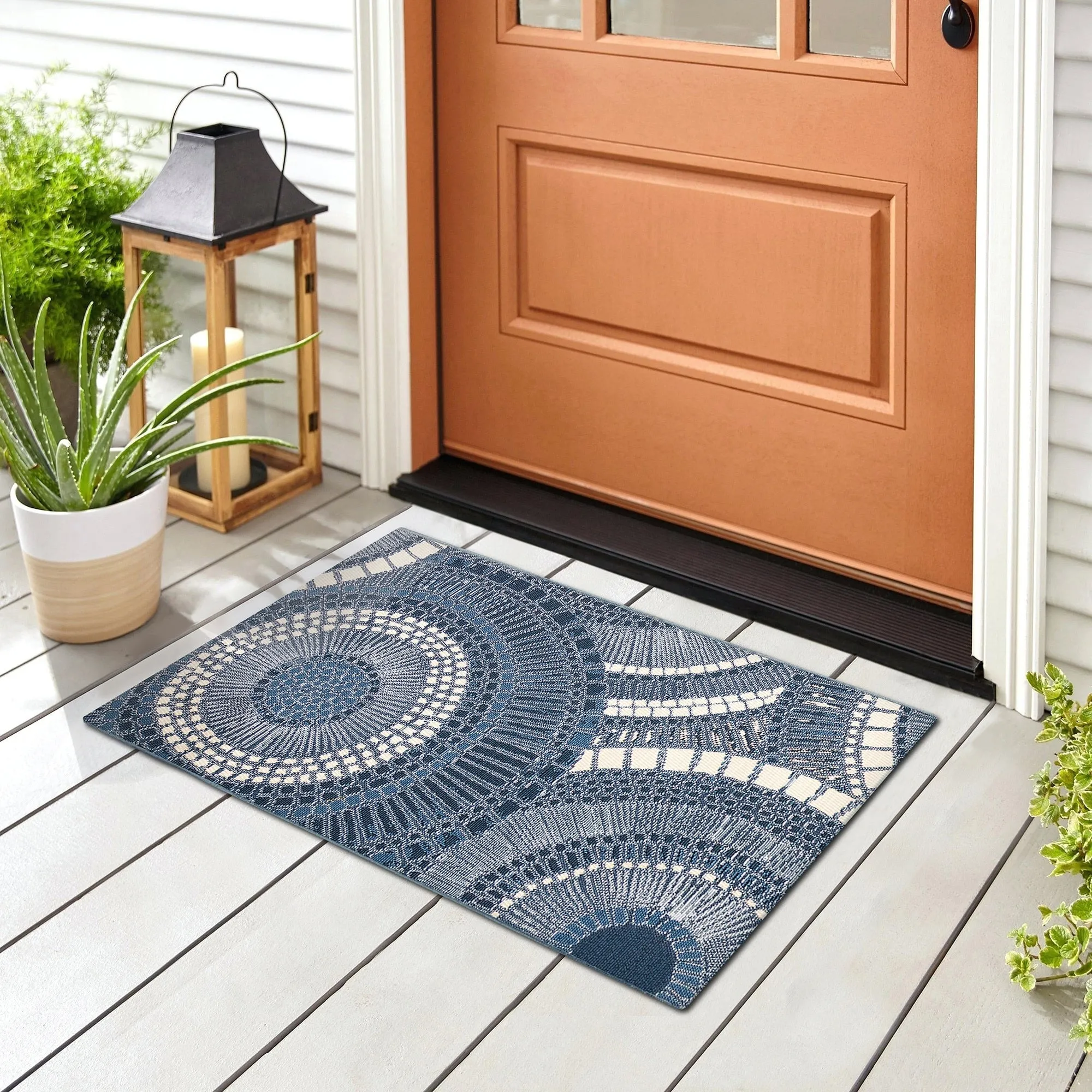 Liora Manne Esencia Circles Indoor/Outdoor Mat