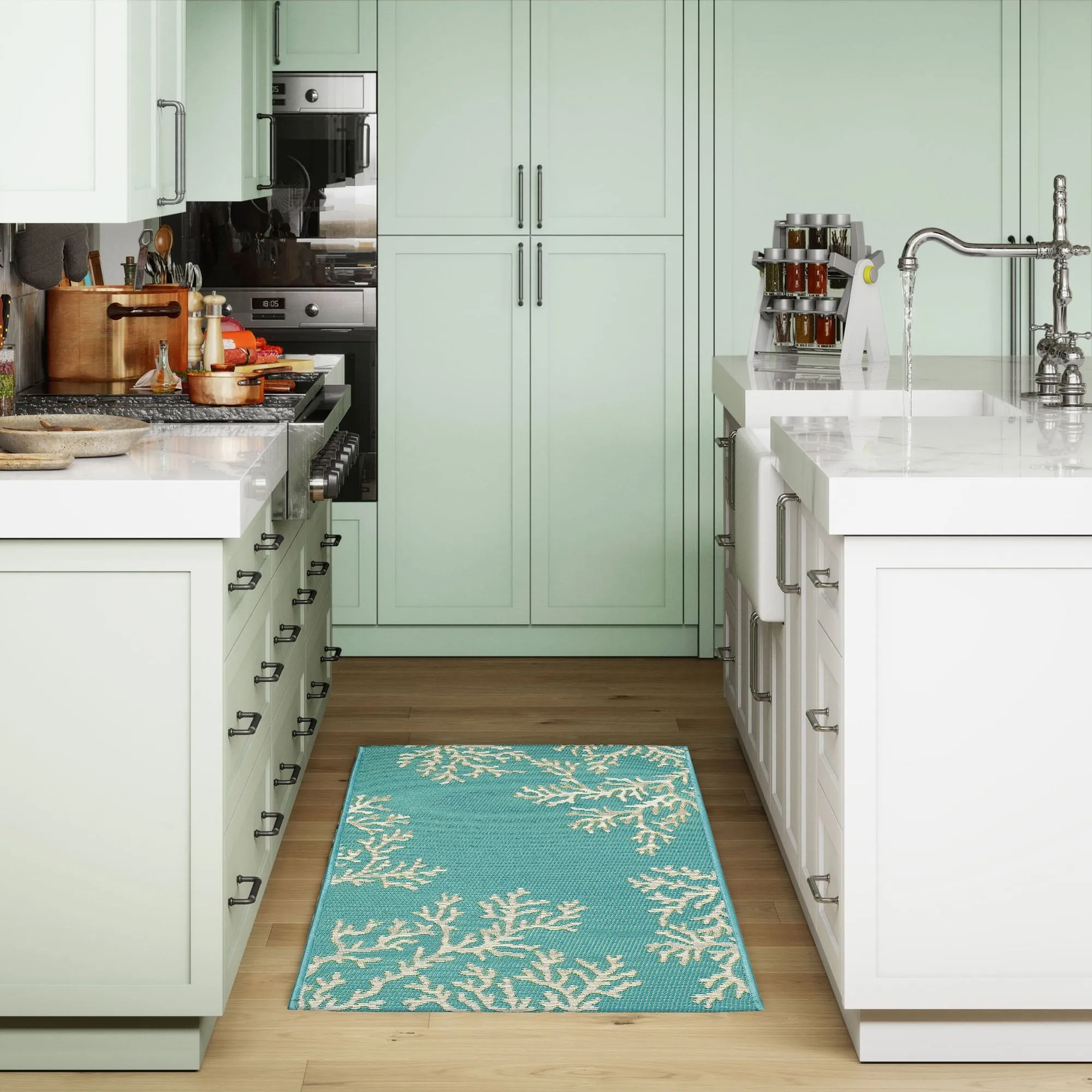 Liora Manne Esencia Coral Edge Indoor/Outdoor Mat