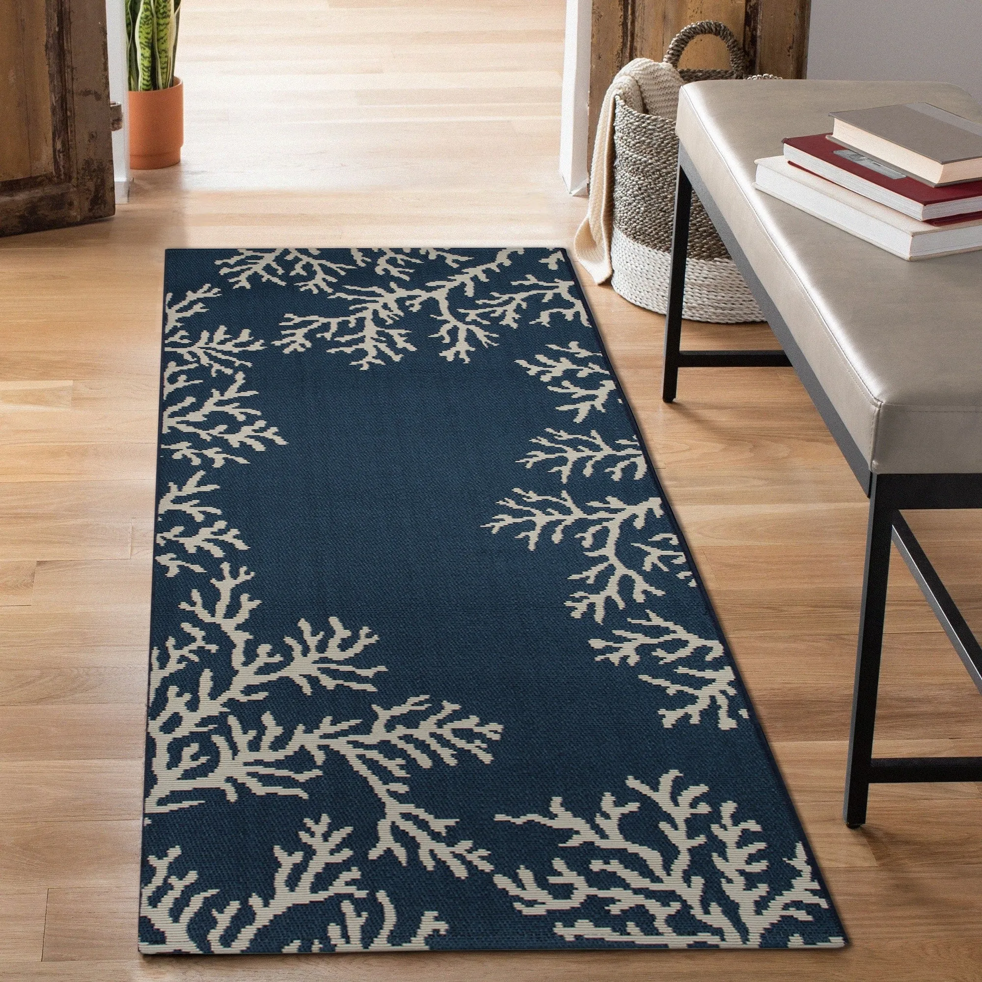 Liora Manne Esencia Coral Edge Indoor/Outdoor Mat