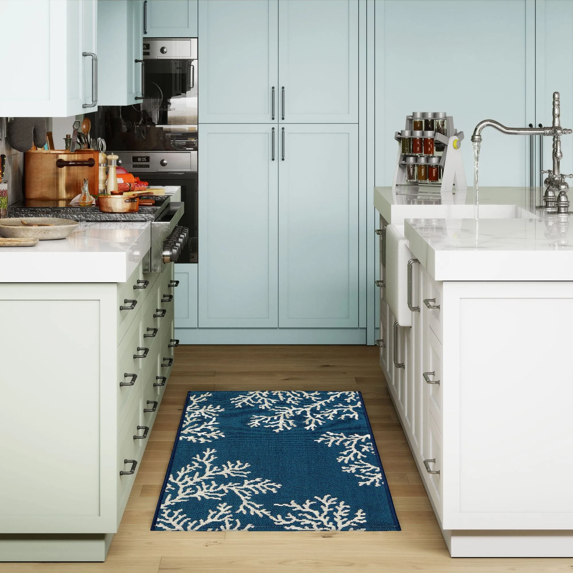 Liora Manne Esencia Coral Edge Indoor/Outdoor Mat