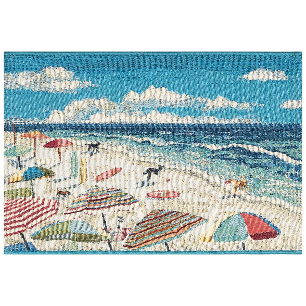 Liora Manne Esencia Dog Beach Indoor/Outdoor Mat