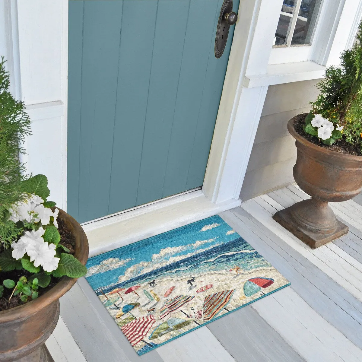 Liora Manne Esencia Dog Beach Indoor/Outdoor Mat