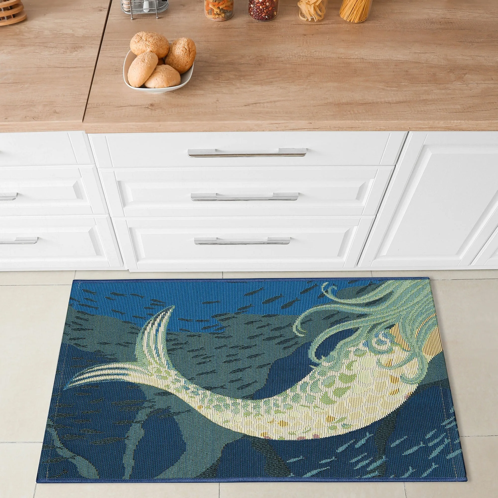 Liora Manne Esencia Mermaids Are Real Indoor/Outdoor Mat