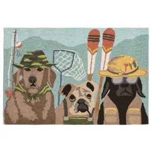 Liora Manne Frontporch Fishing Patrol Indoor/Outdoor Rug