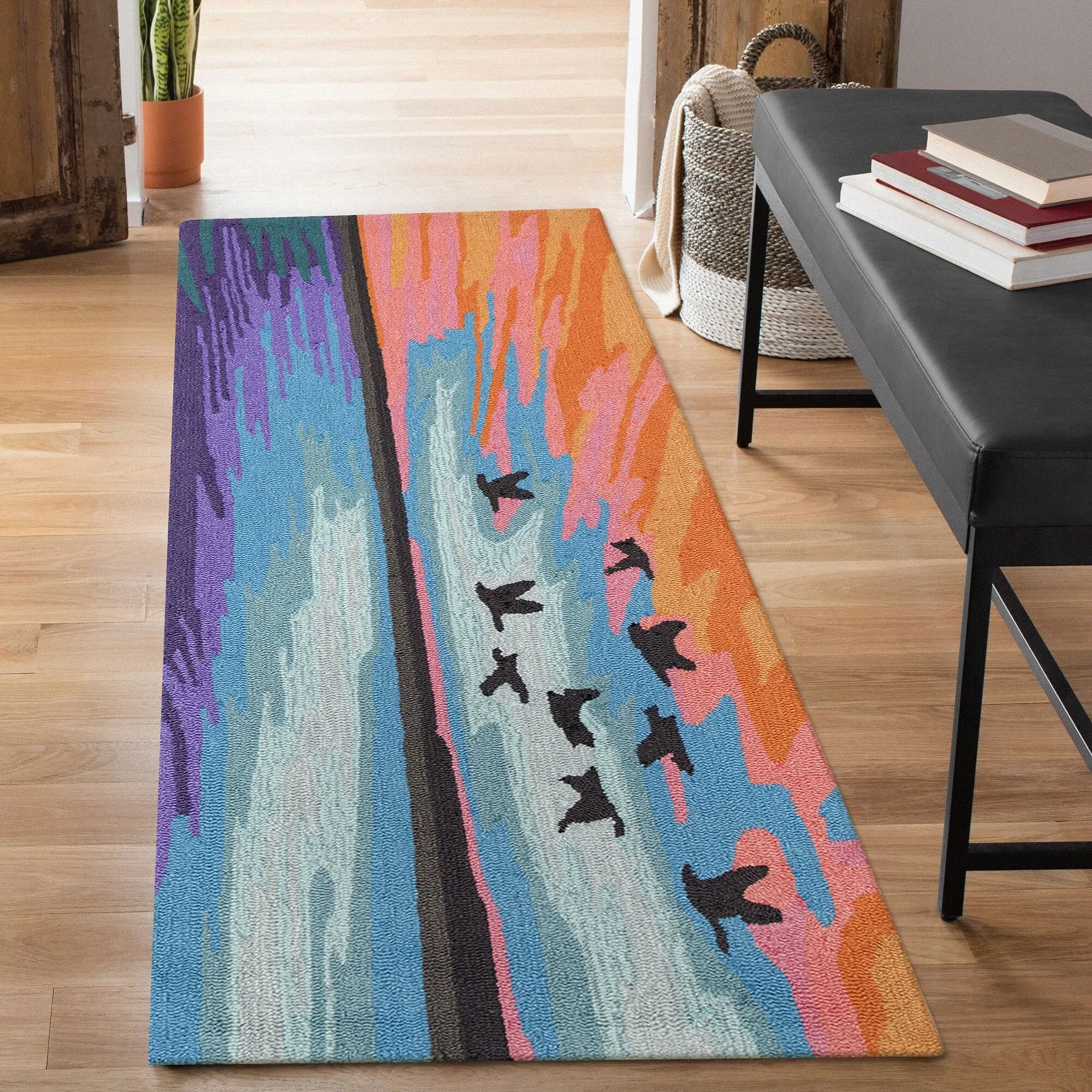 Liora Manne Frontporch Flock Indoor/Outdoor Rug