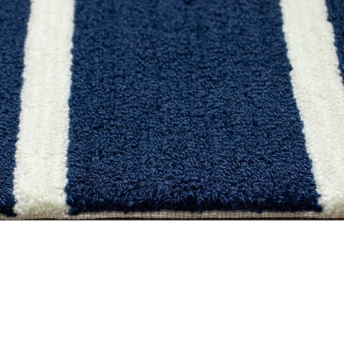 Liora Manne Frontporch Lobster on Stripes Indoor/Outdoor Rug