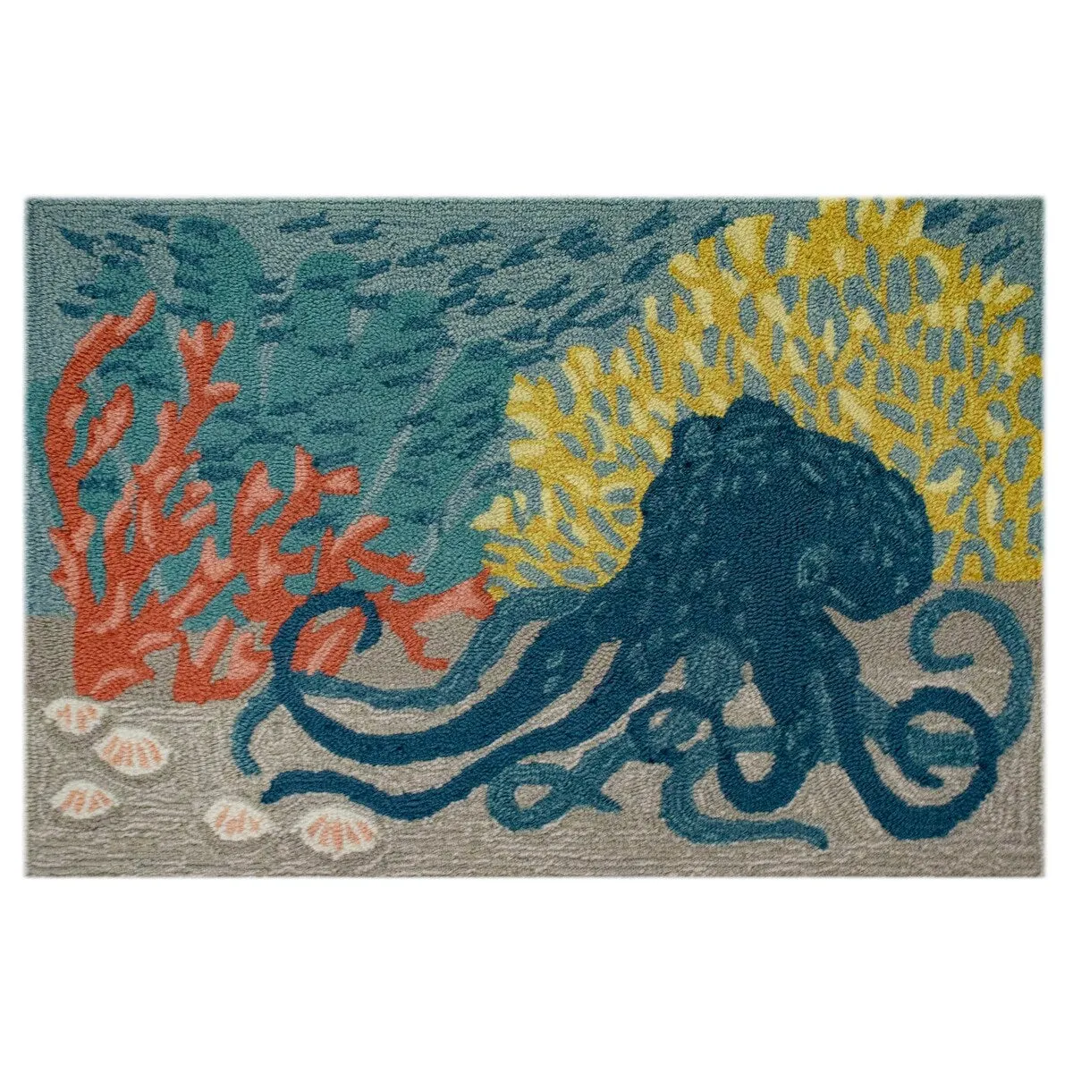 Liora Manne Frontporch Octopus Indoor/Outdoor Rug