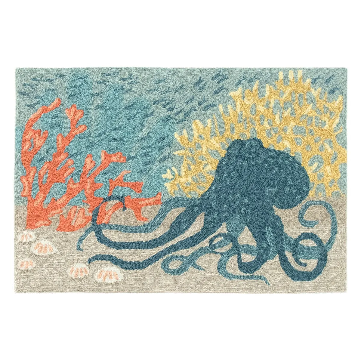 Liora Manne Frontporch Octopus Indoor/Outdoor Rug