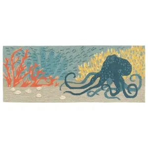 Liora Manne Frontporch Octopus Indoor/Outdoor Rug