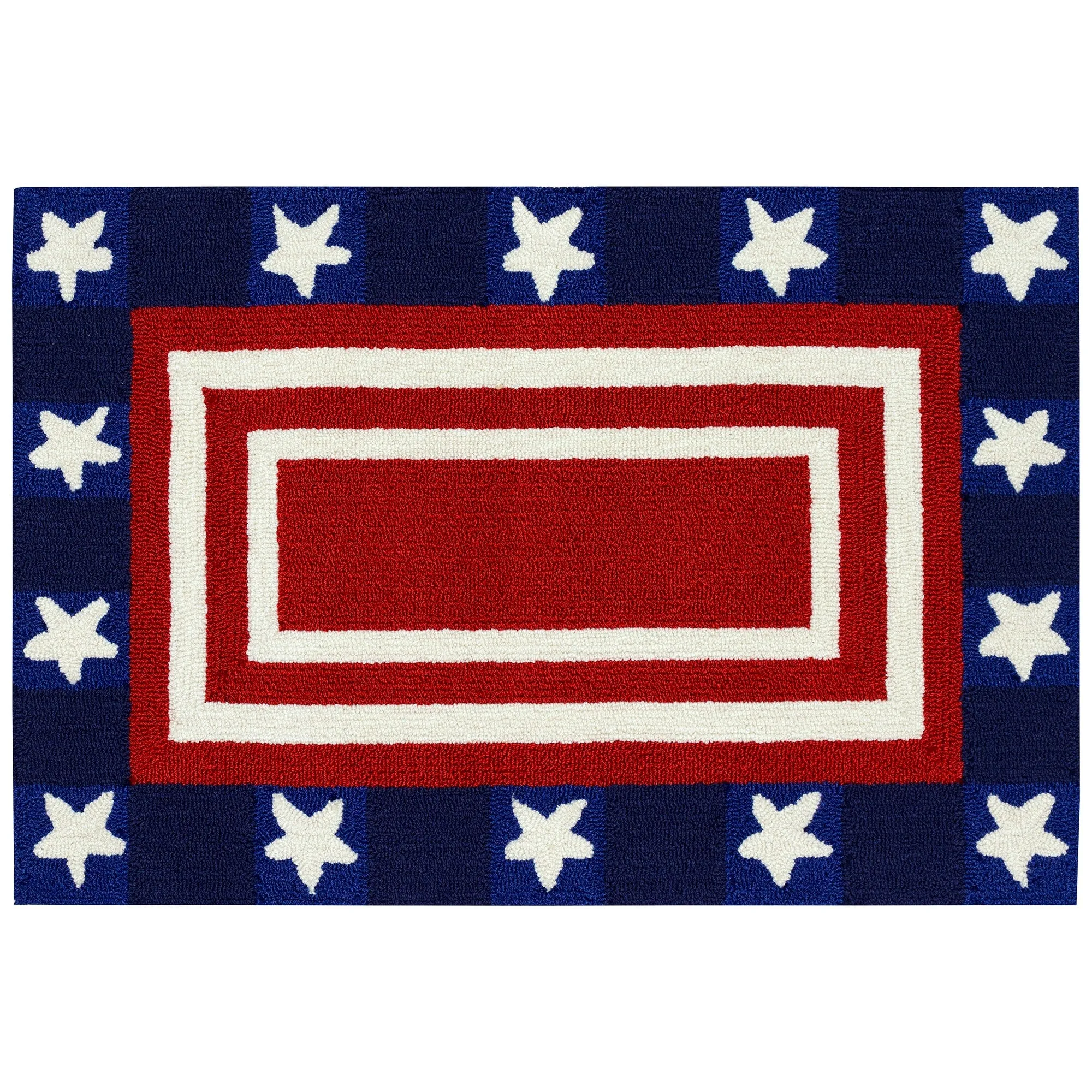 Liora Manne Frontporch Patriotic Pendant Indoor/Outdoor Rug
