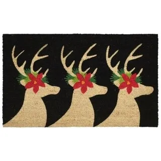 Liora Manne Holiday Antlers Rug (1'6 x 2'6) - 1'6 x 2'6