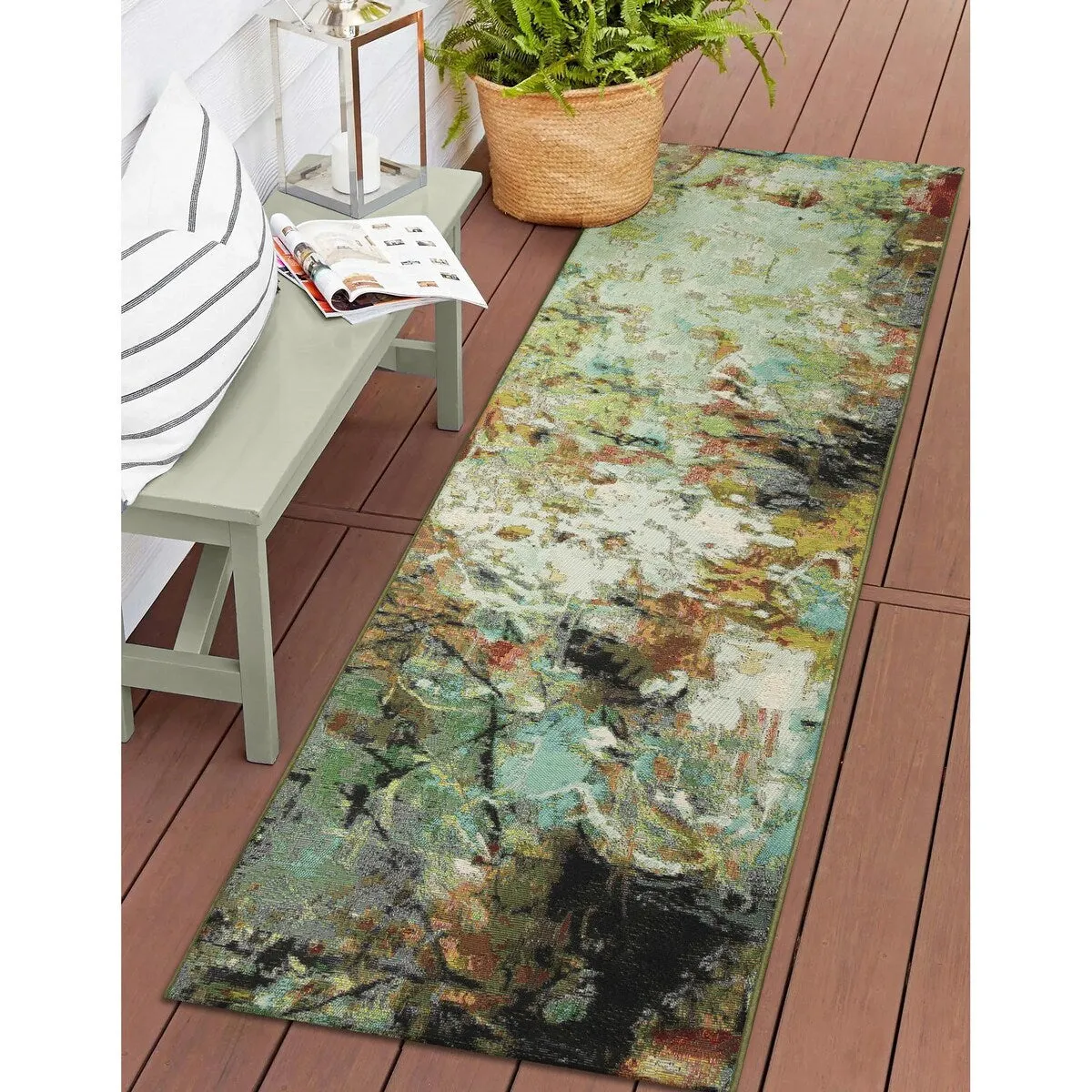 Liora Manne Marina Cirque Indoor/Outdoor Rug