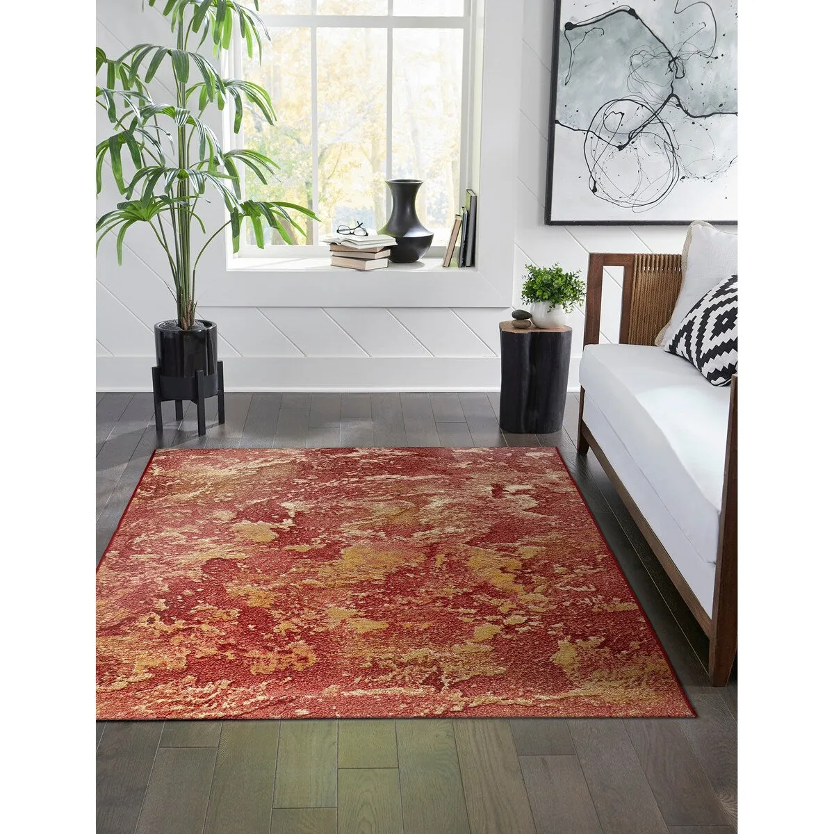 Liora Manne Marina Lava Indoor/Outdoor Rug