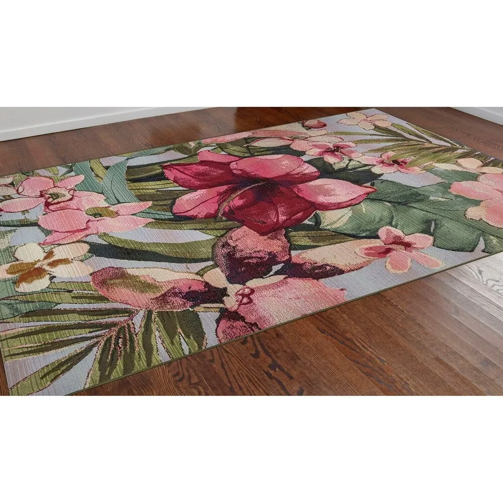 Liora Manne Marina Tropical Floral Indoor/Outdoor Rug