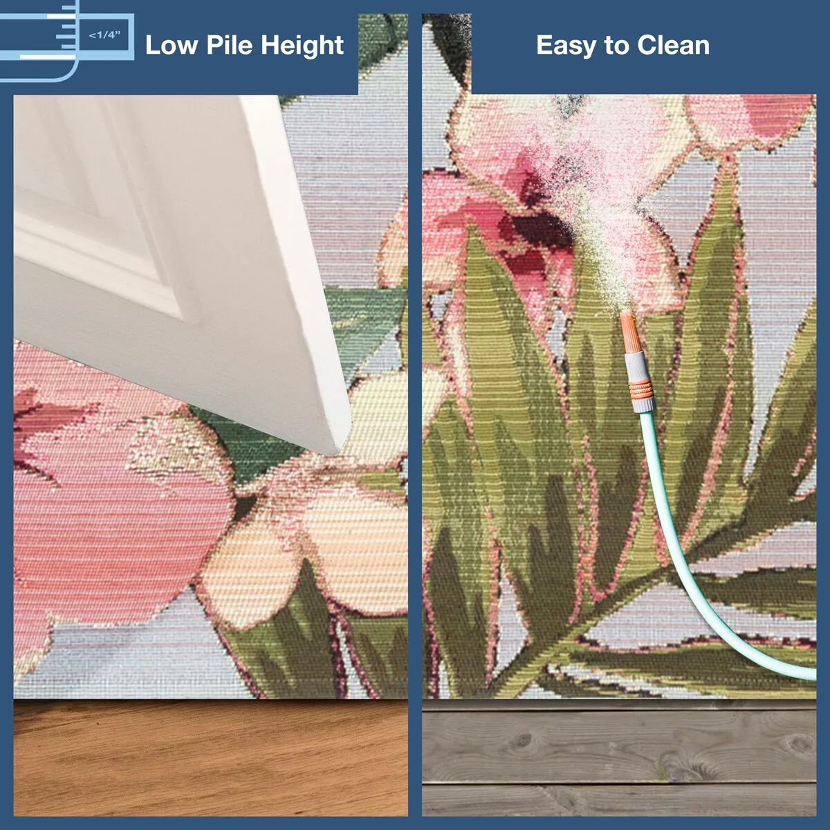 Liora Manne Marina Tropical Floral Indoor/Outdoor Rug
