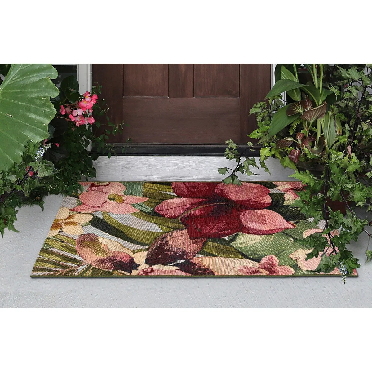 Liora Manne Marina Tropical Floral Indoor/Outdoor Rug