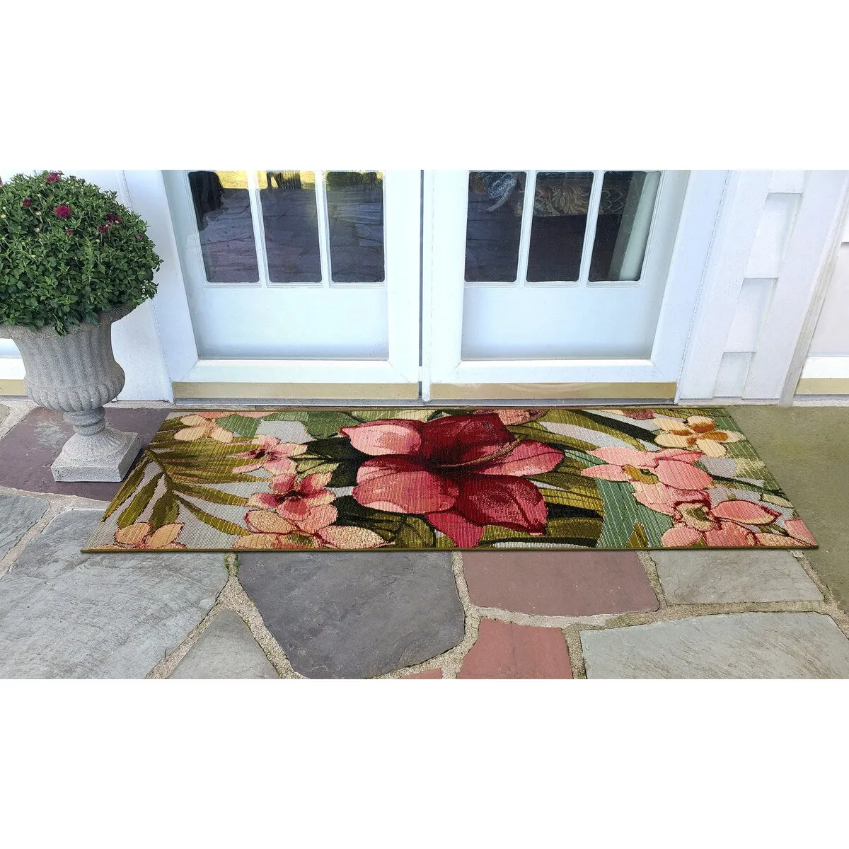 Liora Manne Marina Tropical Floral Indoor/Outdoor Rug