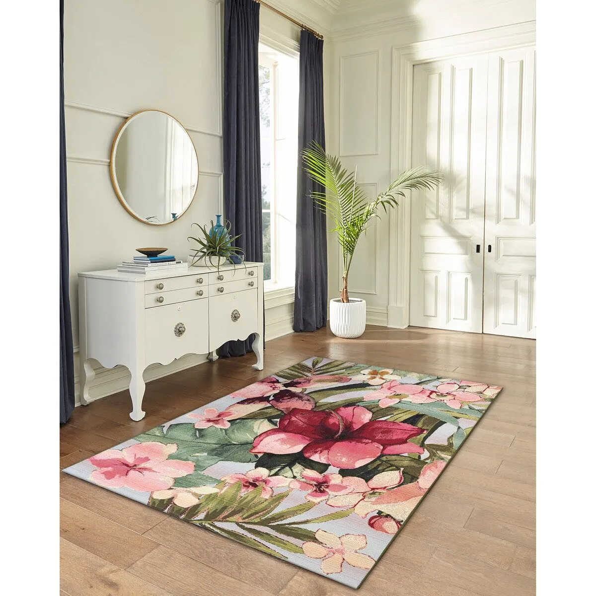 Liora Manne Marina Tropical Floral Indoor/Outdoor Rug