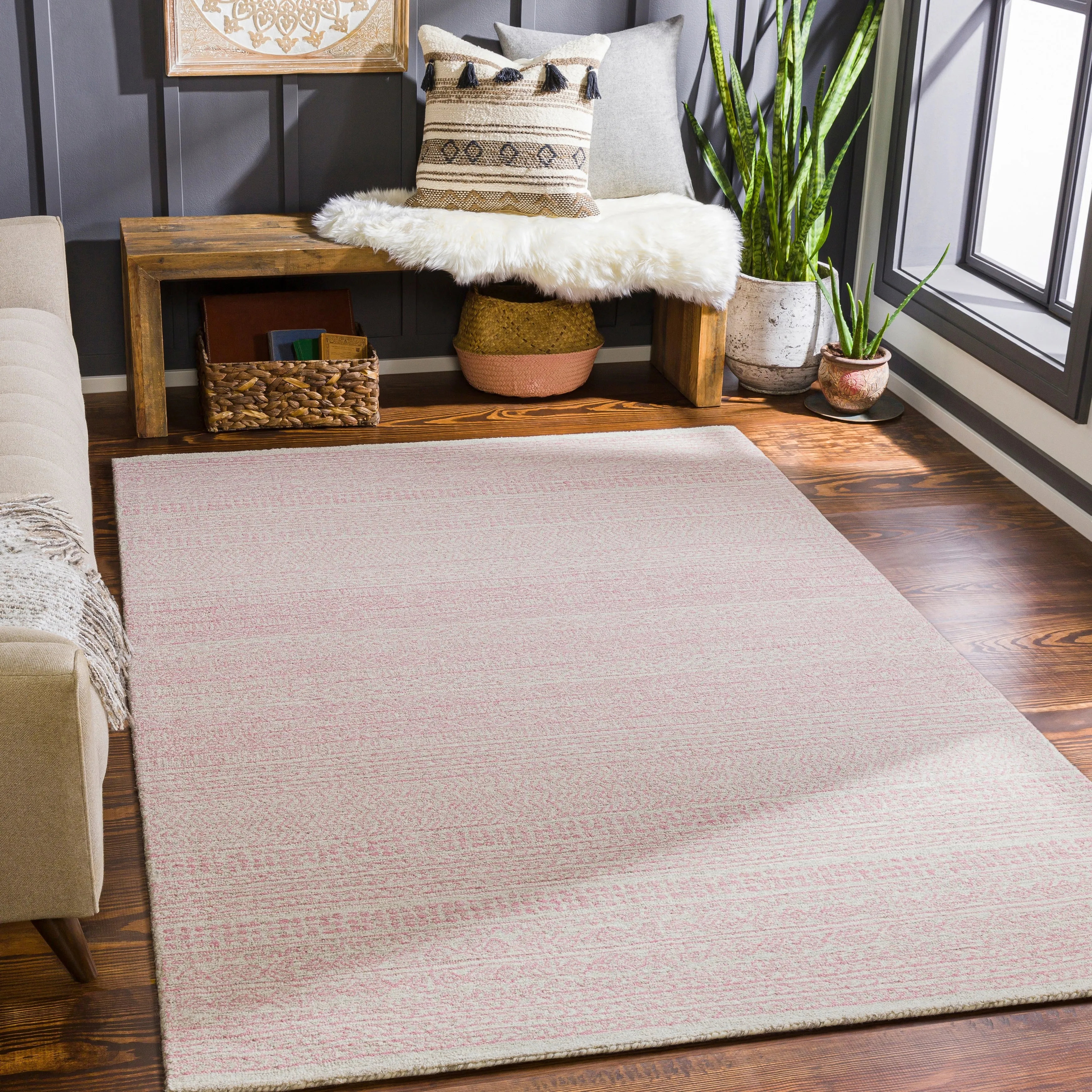 Livabliss Aleah Handmade Wool Moroccan Area Rug