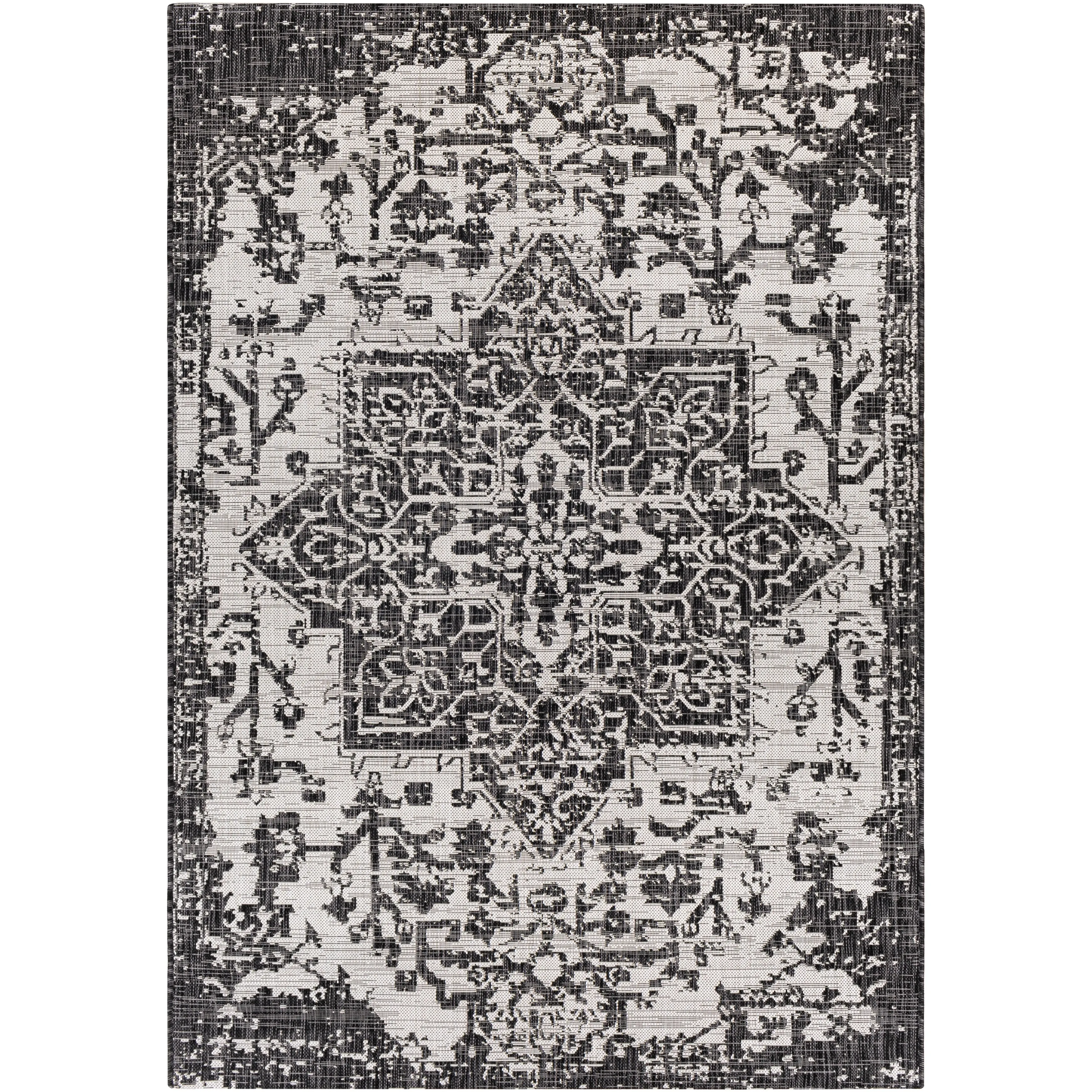 Livabliss Andell Indoor/ Outdoor Vintage Medallion Area Rug