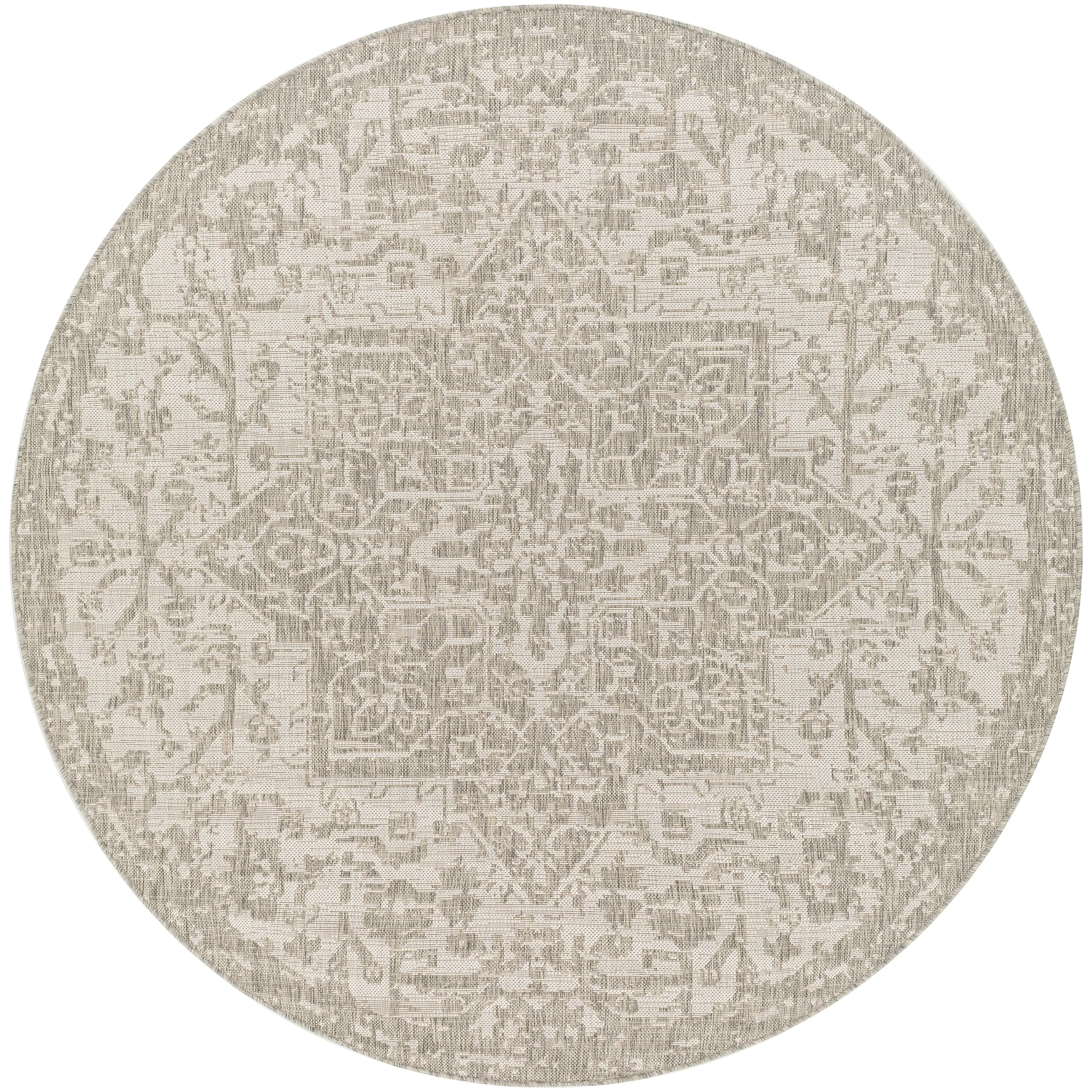 Livabliss Andell Indoor/ Outdoor Vintage Medallion Area Rug