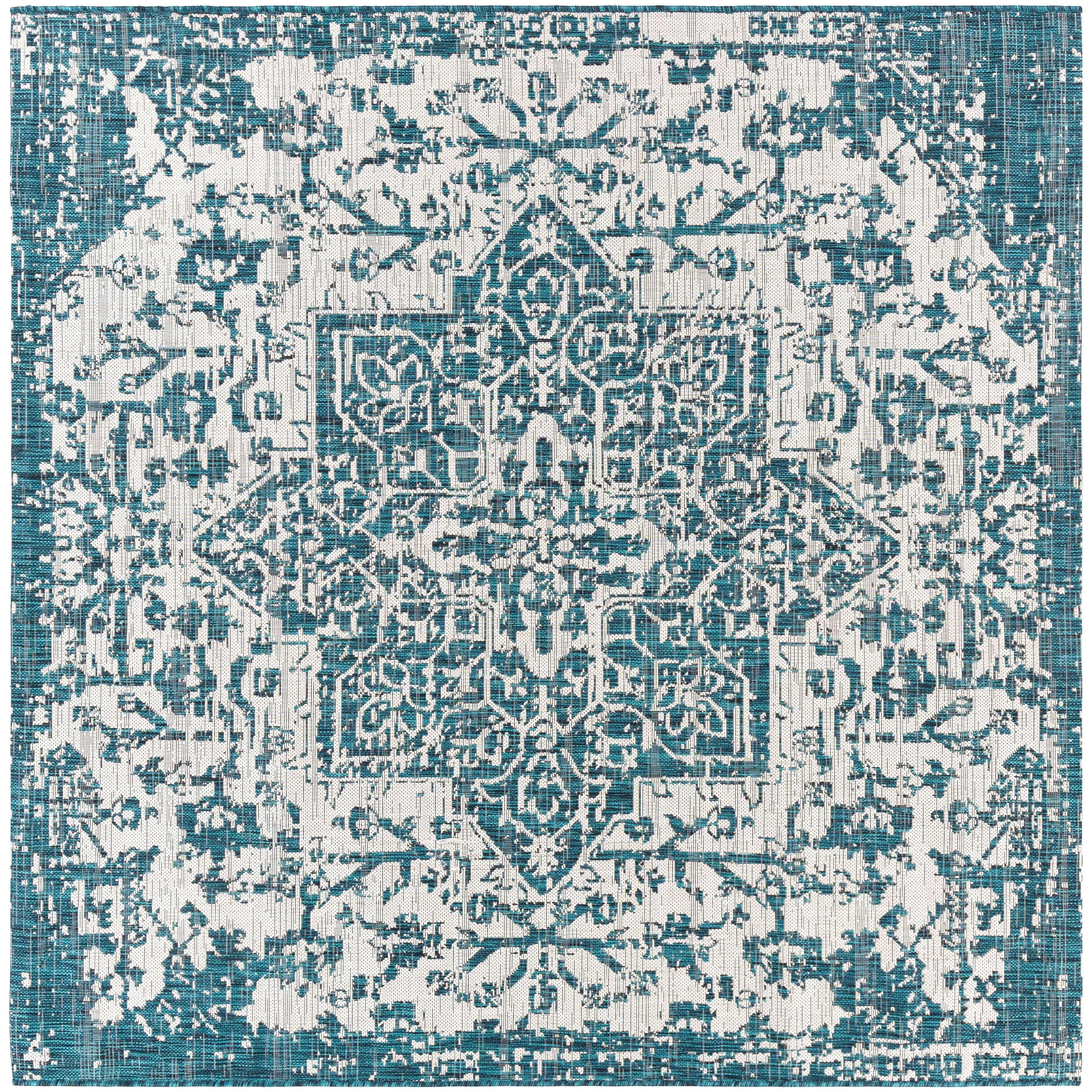 Livabliss Andell Indoor/ Outdoor Vintage Medallion Area Rug