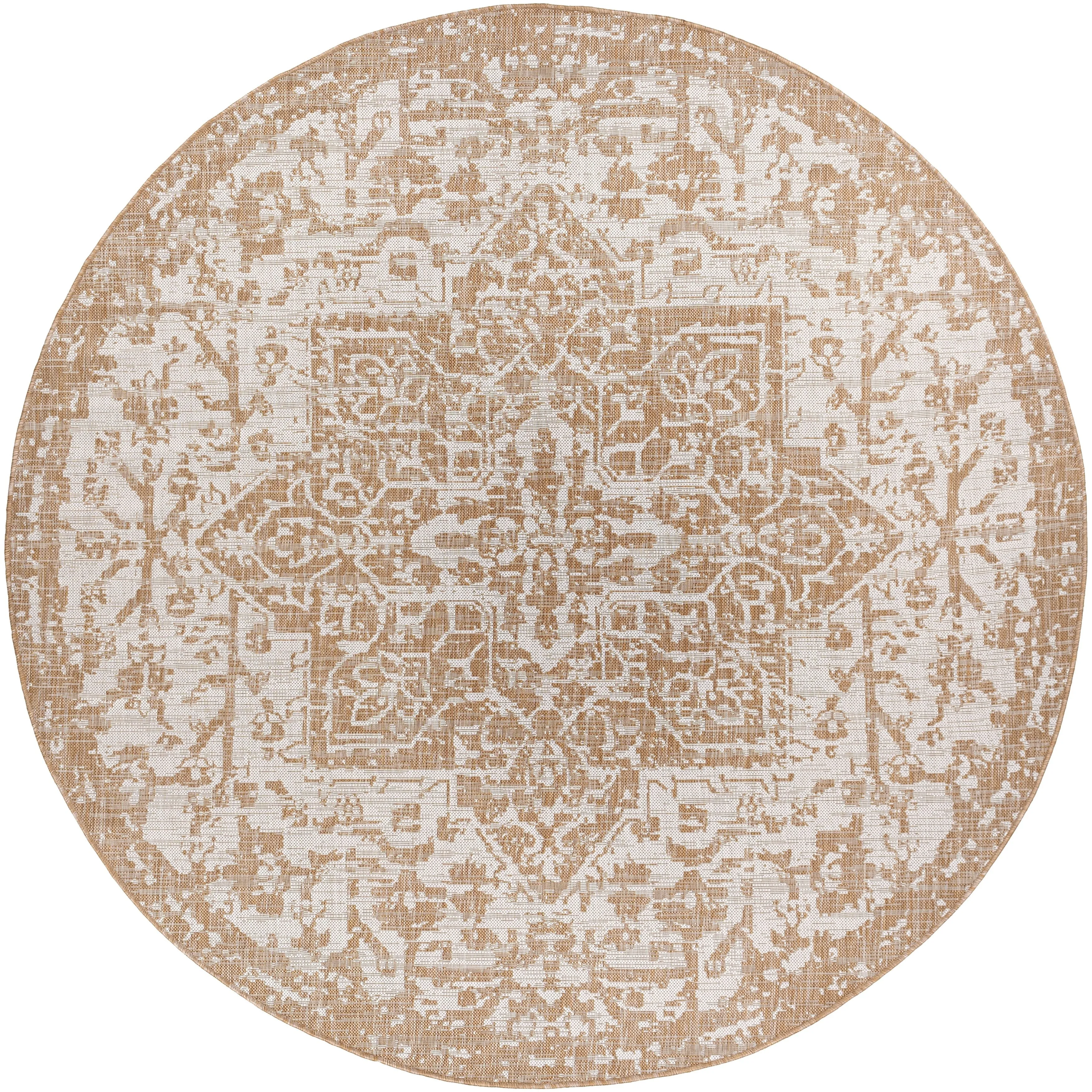 Livabliss Andell Indoor/ Outdoor Vintage Medallion Area Rug