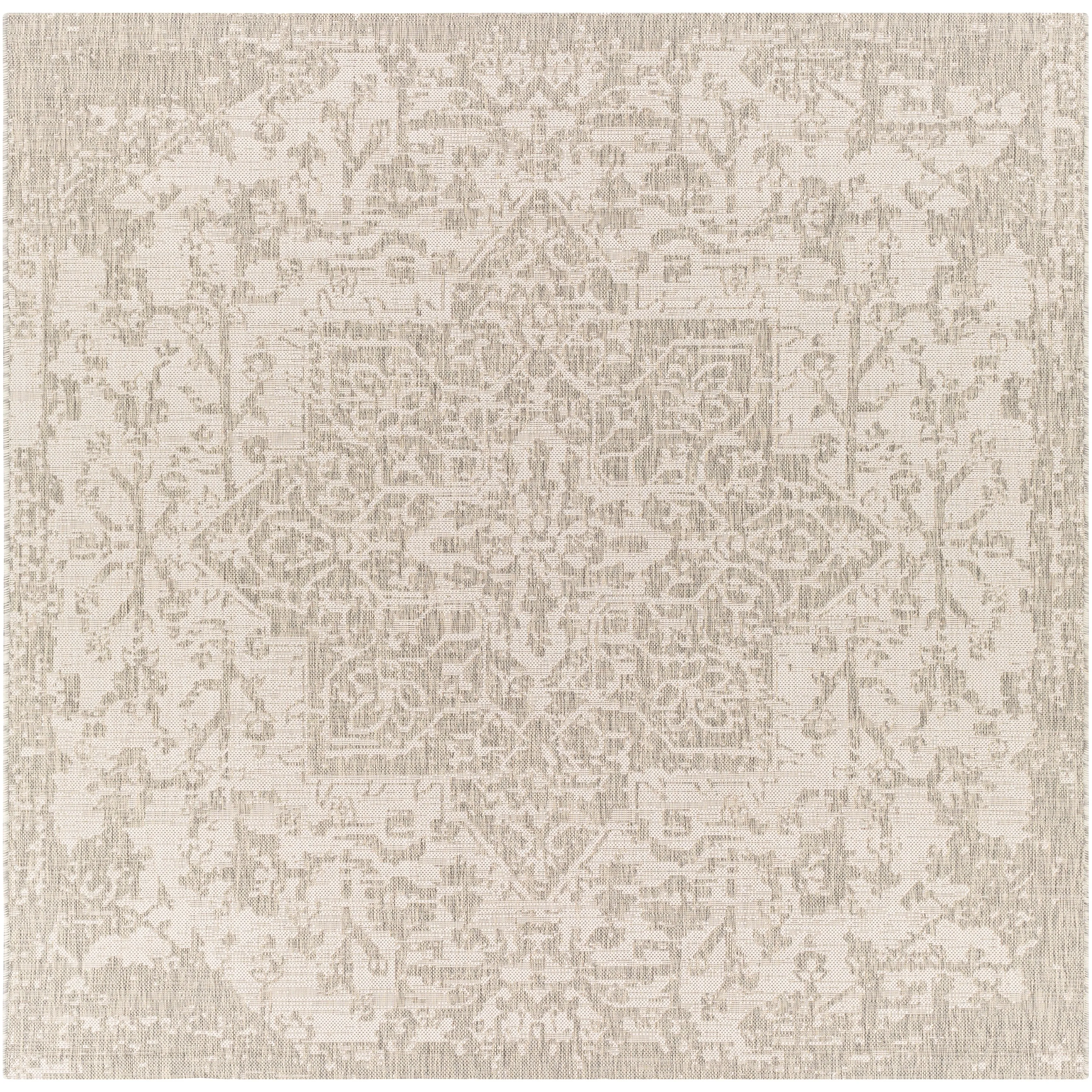 Livabliss Andell Indoor/ Outdoor Vintage Medallion Area Rug