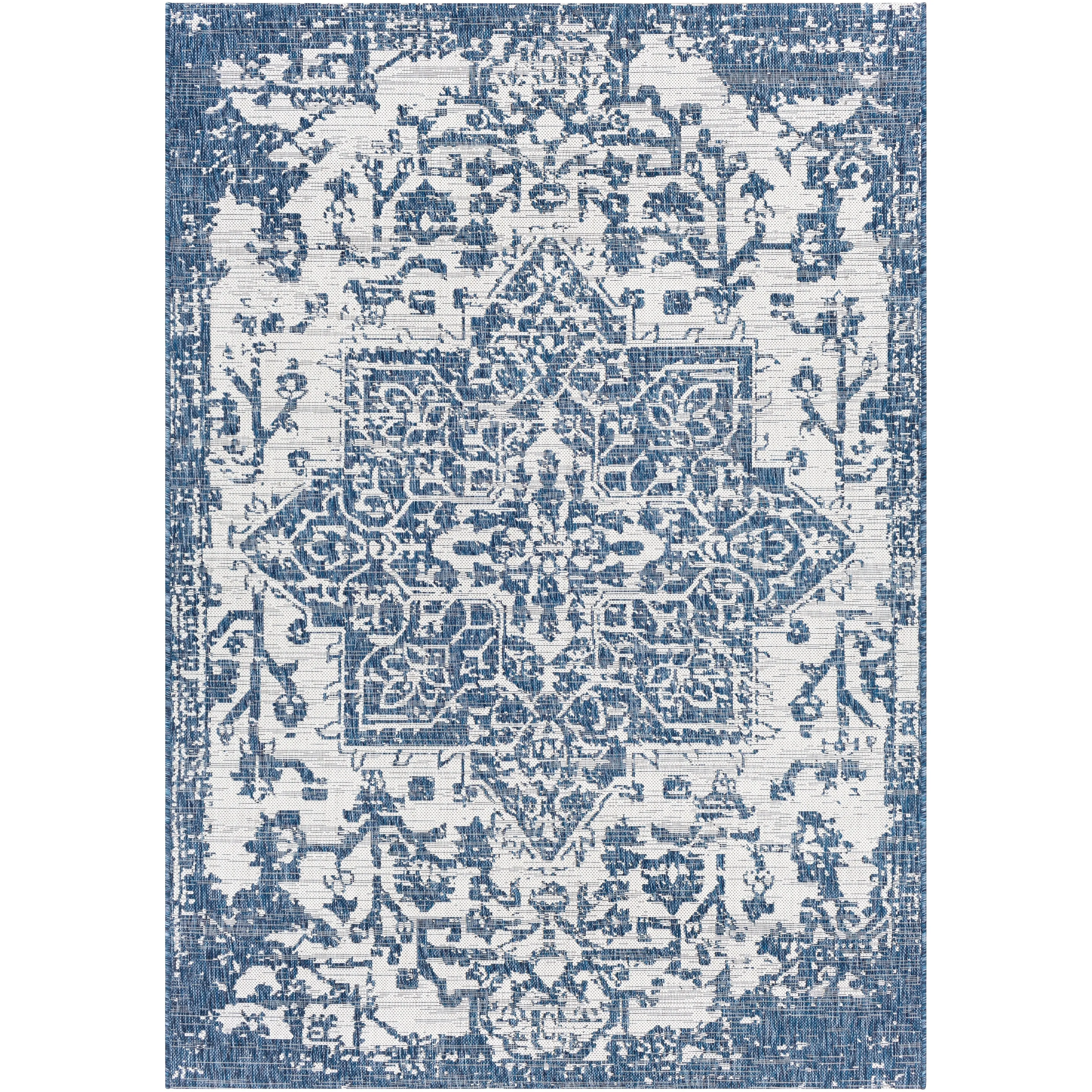 Livabliss Andell Indoor/ Outdoor Vintage Medallion Area Rug