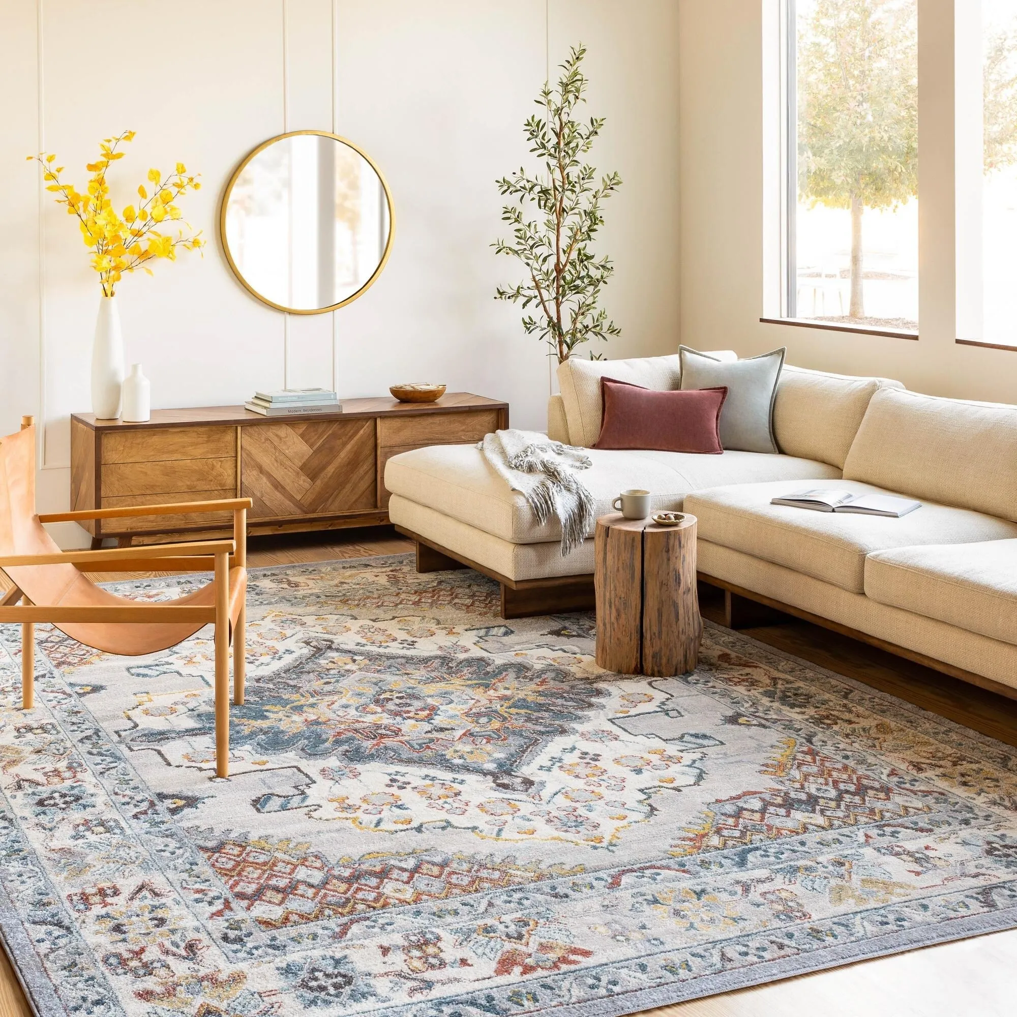 Livabliss Ankara Updated Traditional Medallion Area Rug