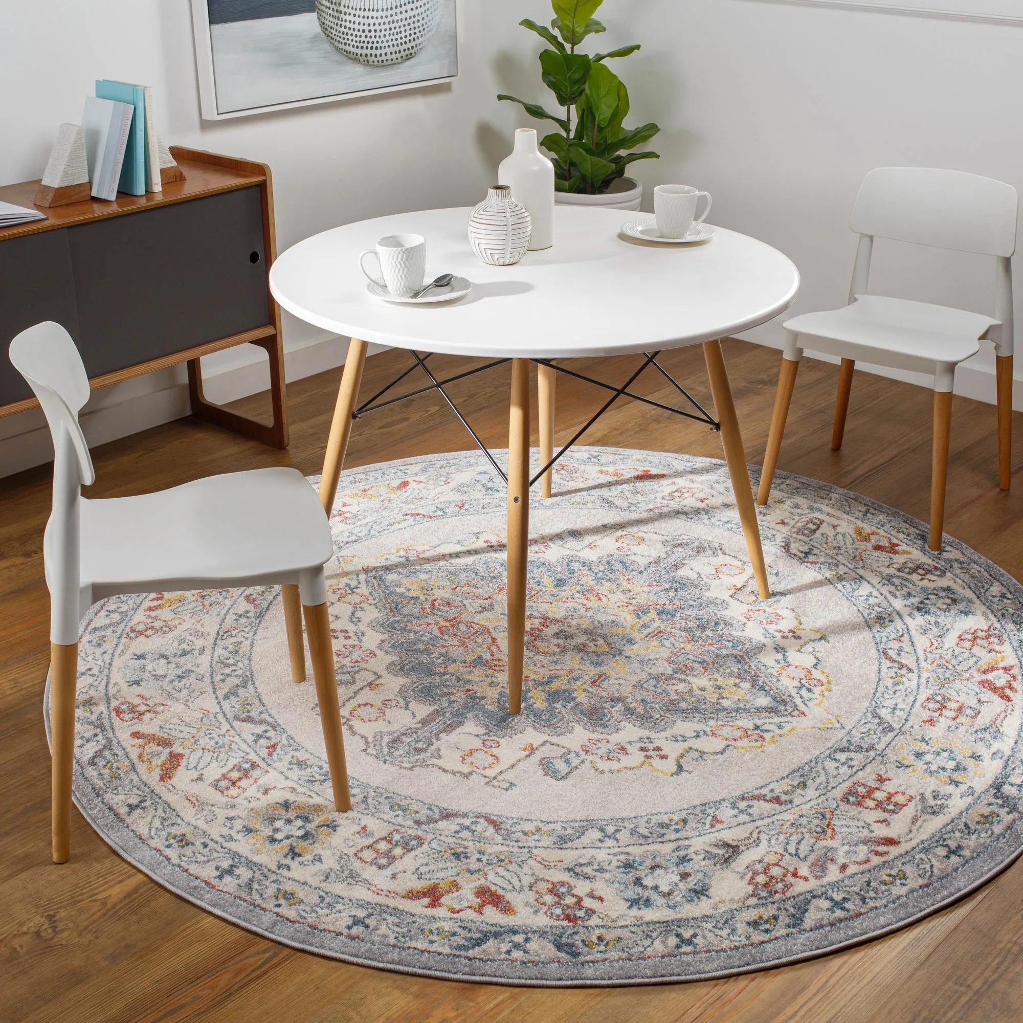 Livabliss Ankara Updated Traditional Medallion Area Rug