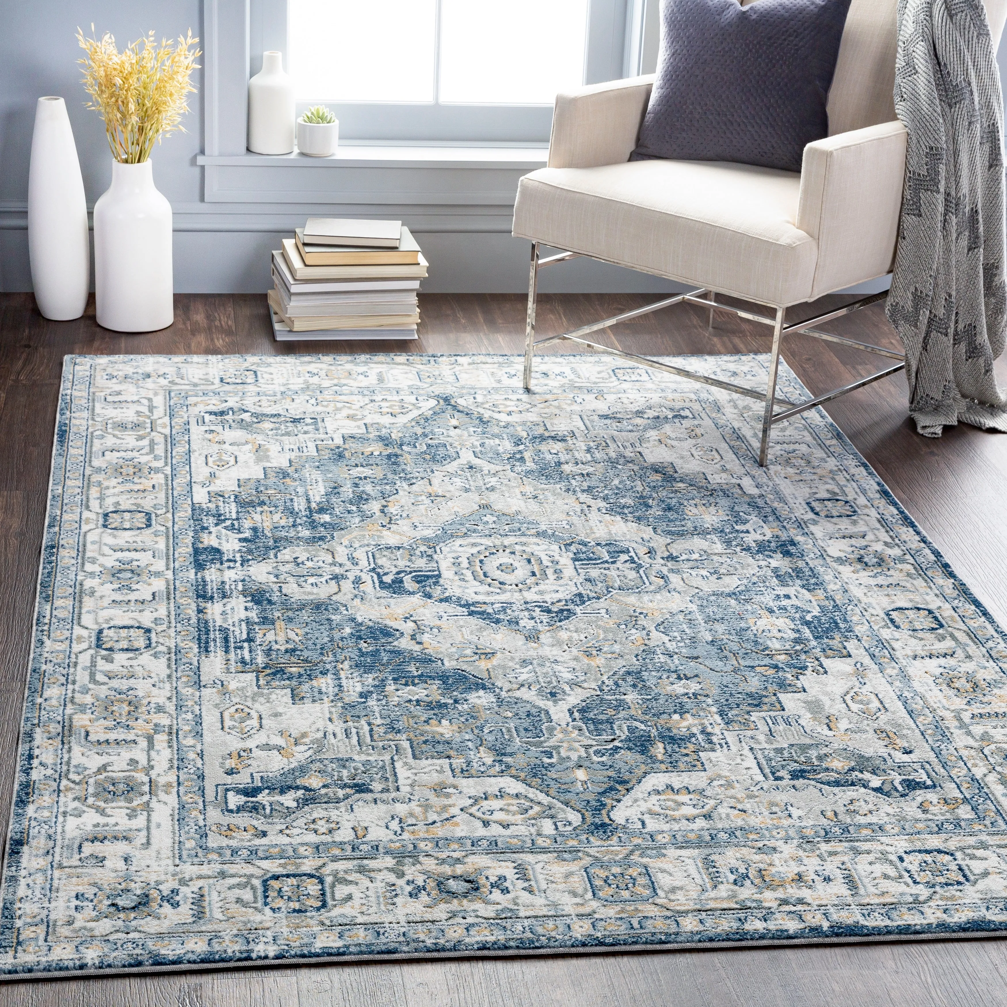 Livabliss Annuska Persian Medallion Area Rug