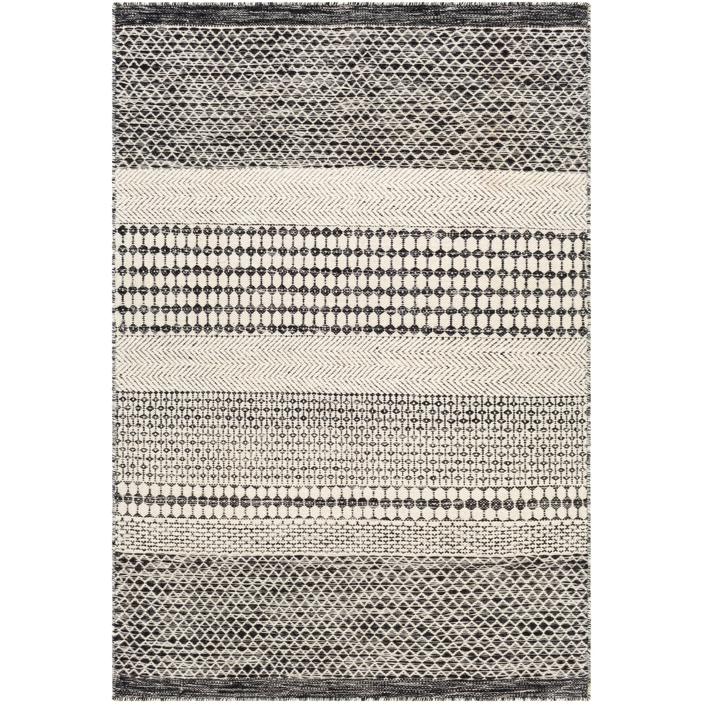 Livabliss Artuqid Handmade Boho Geometric Wool Area Rug