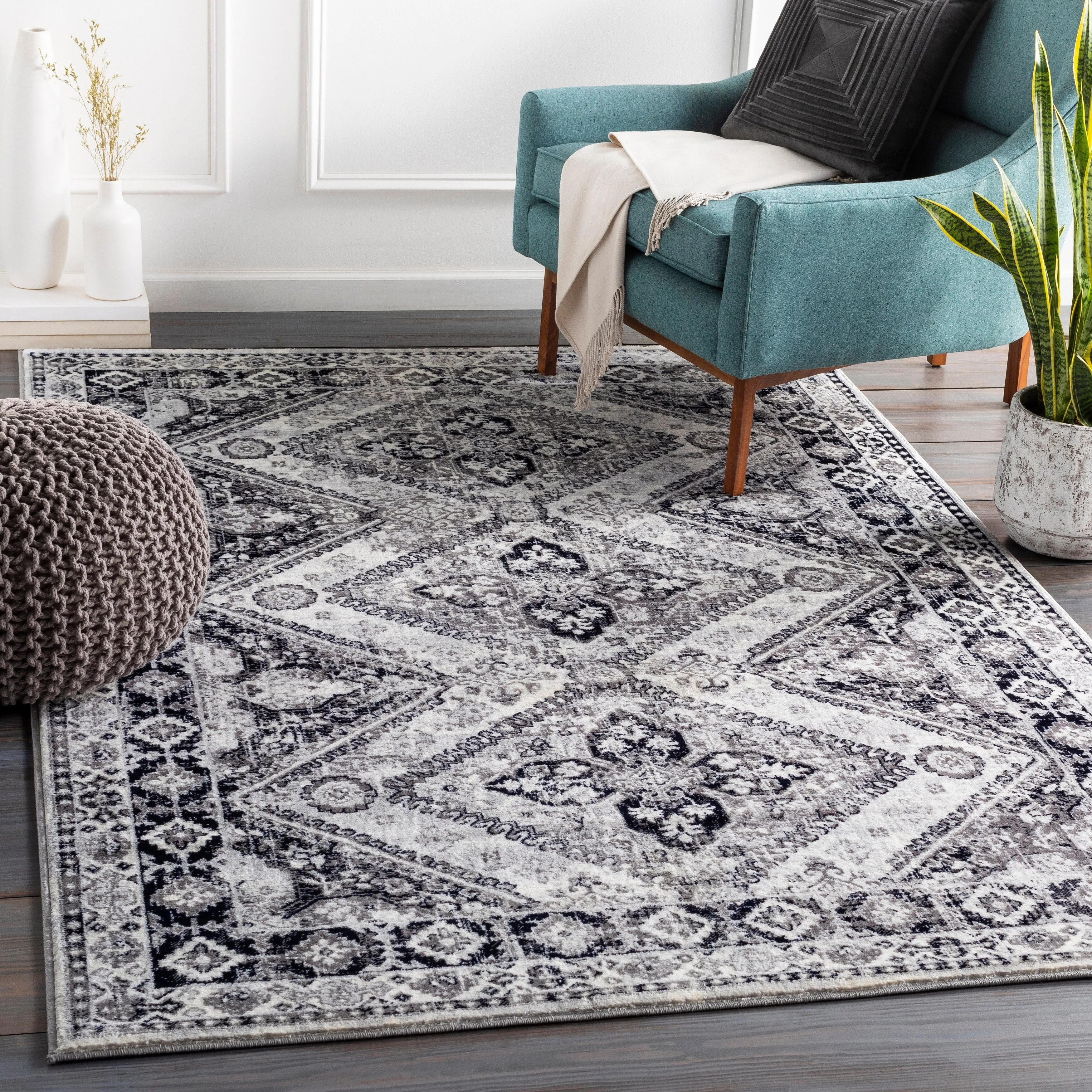 Livabliss Arundell Bohemian Medallion Area Rug