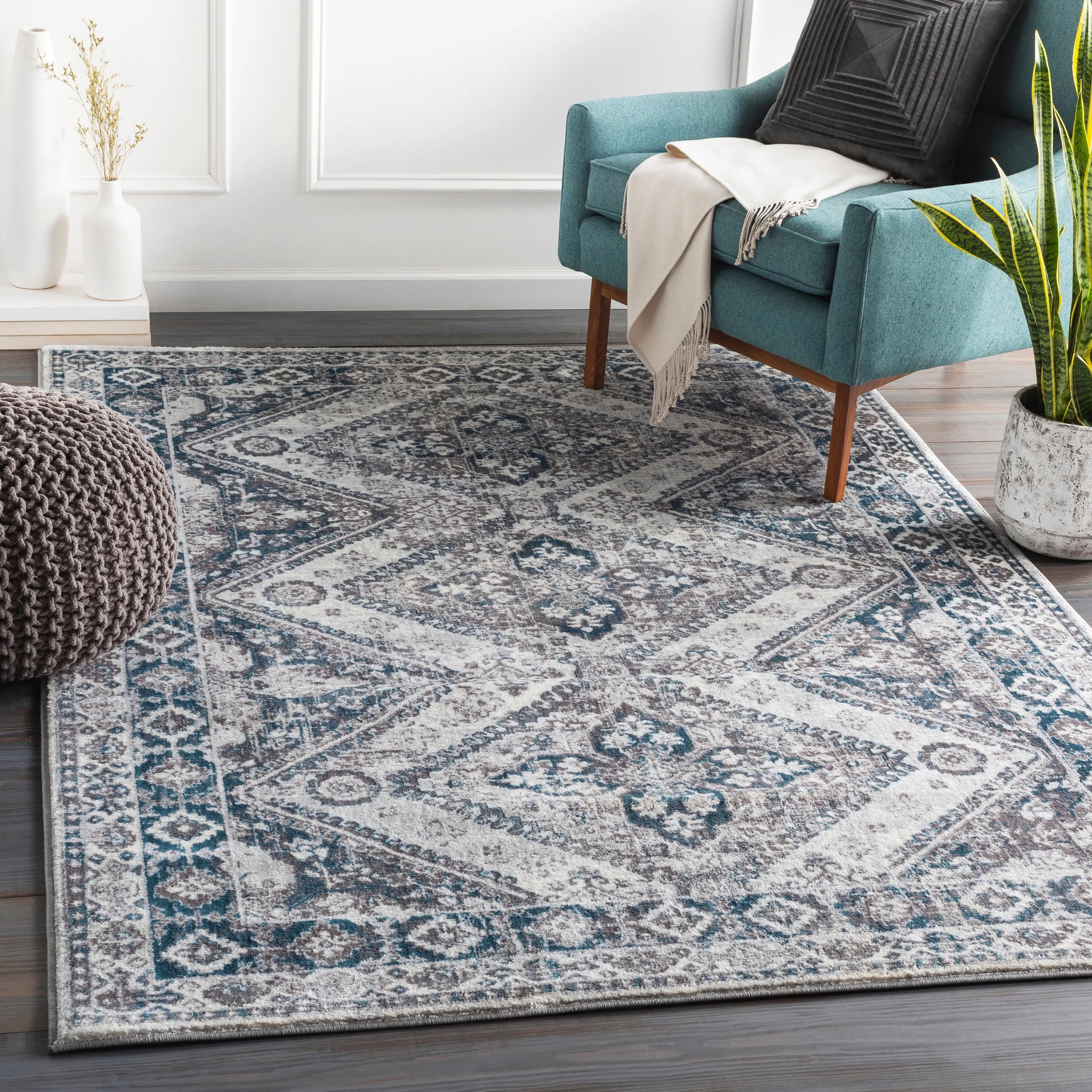 Livabliss Arundell Bohemian Medallion Area Rug