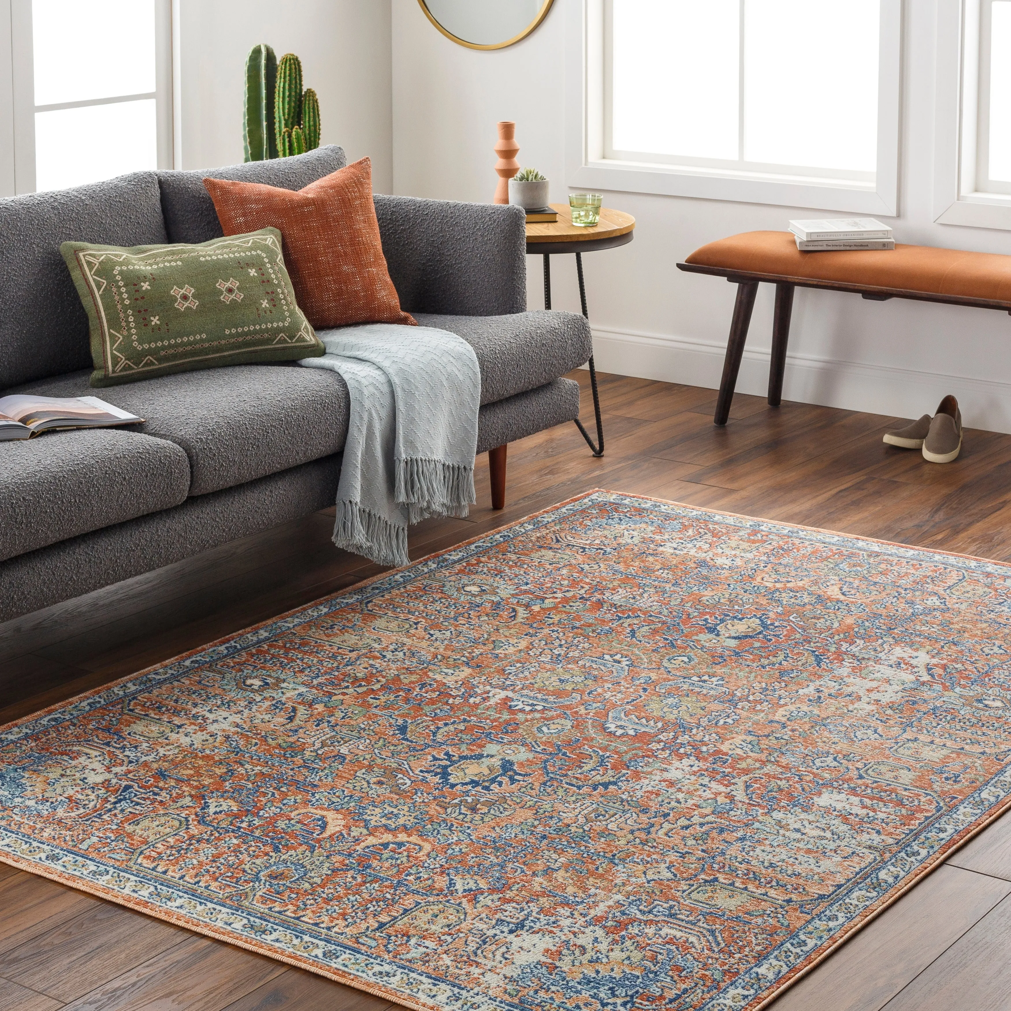 Livabliss Bania Traditional Indoor/ Outdoor Area Rug