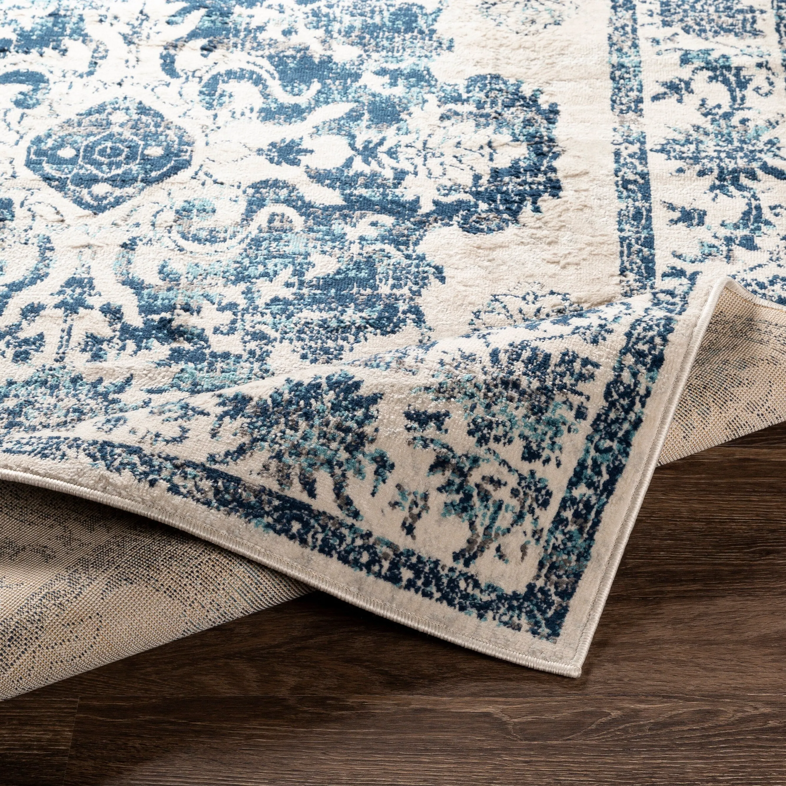 Livabliss Bellflower Distressed Oriental Area Rug
