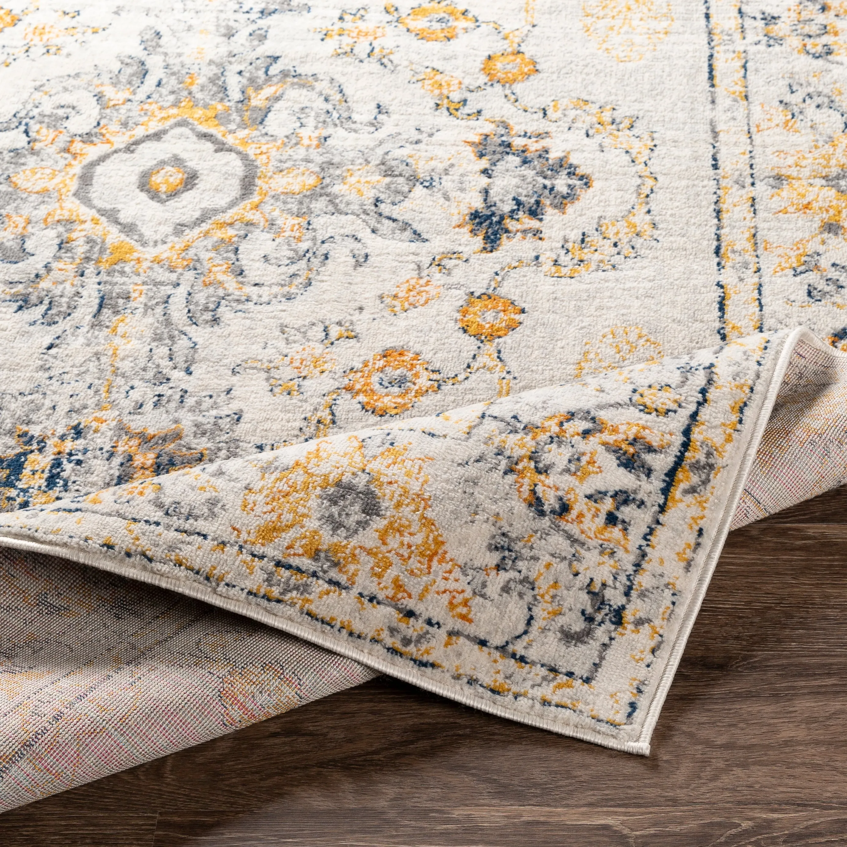 Livabliss Bellflower Distressed Oriental Area Rug