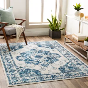 Livabliss Bellflower Distressed Oriental Area Rug