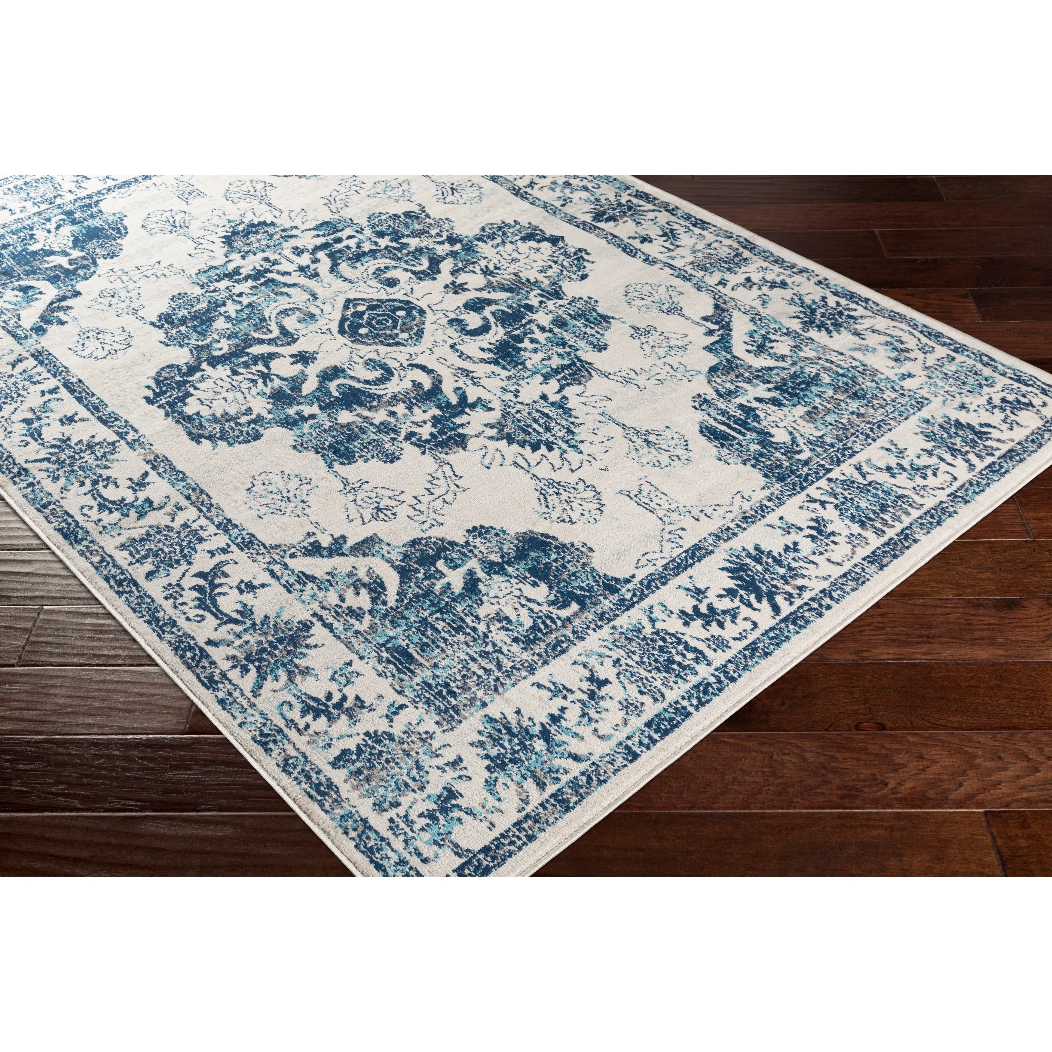 Livabliss Bellflower Distressed Oriental Area Rug