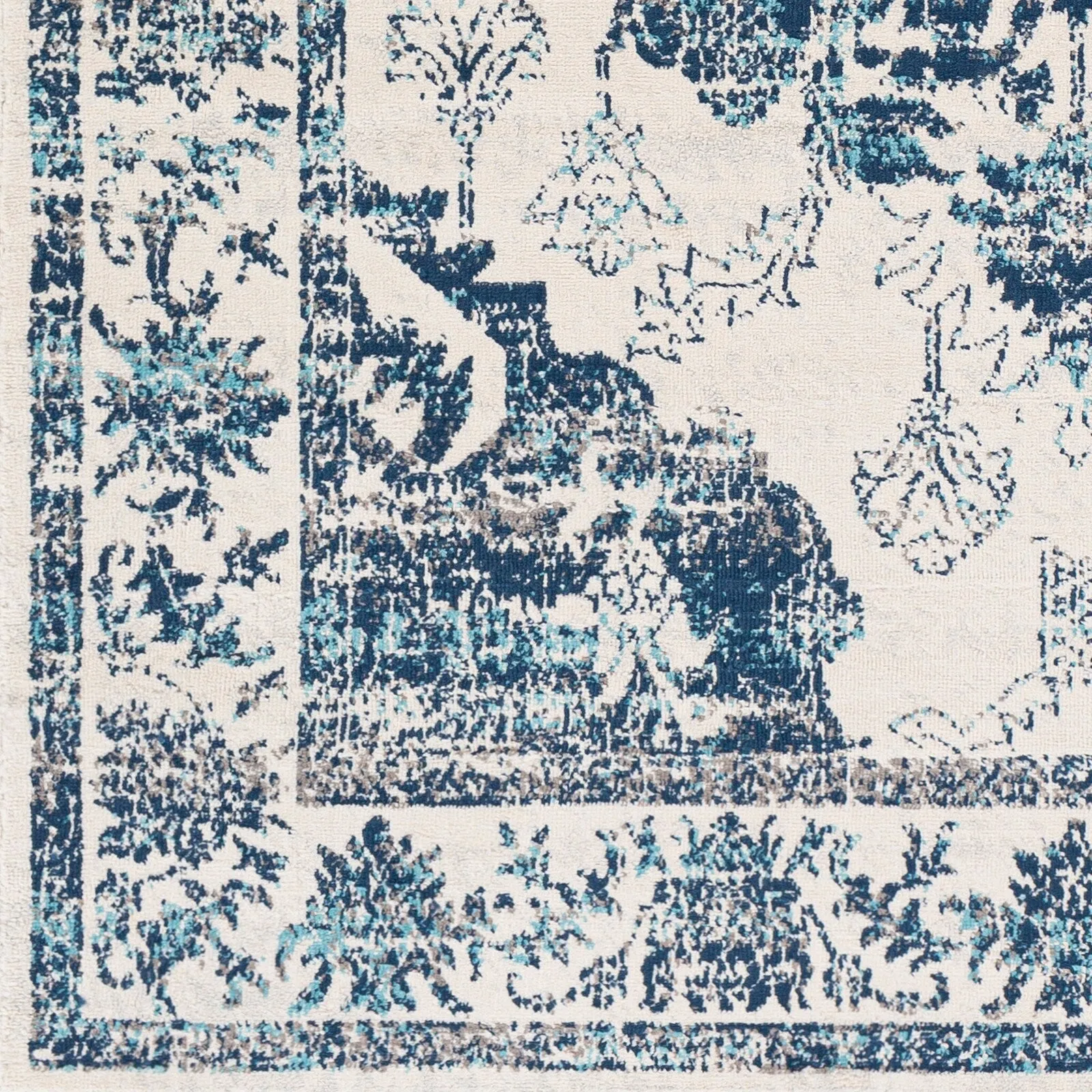 Livabliss Bellflower Distressed Oriental Area Rug