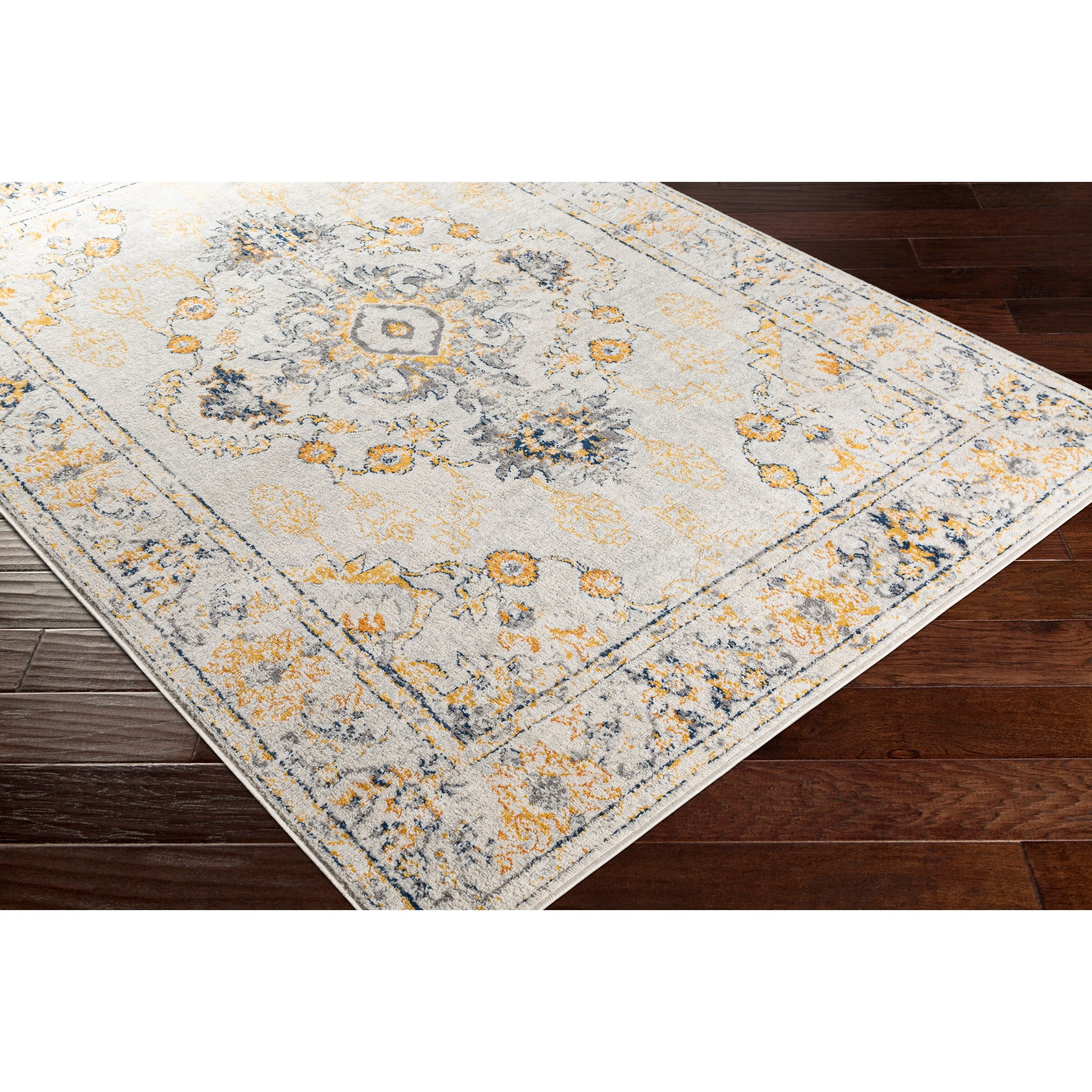 Livabliss Bellflower Distressed Oriental Area Rug