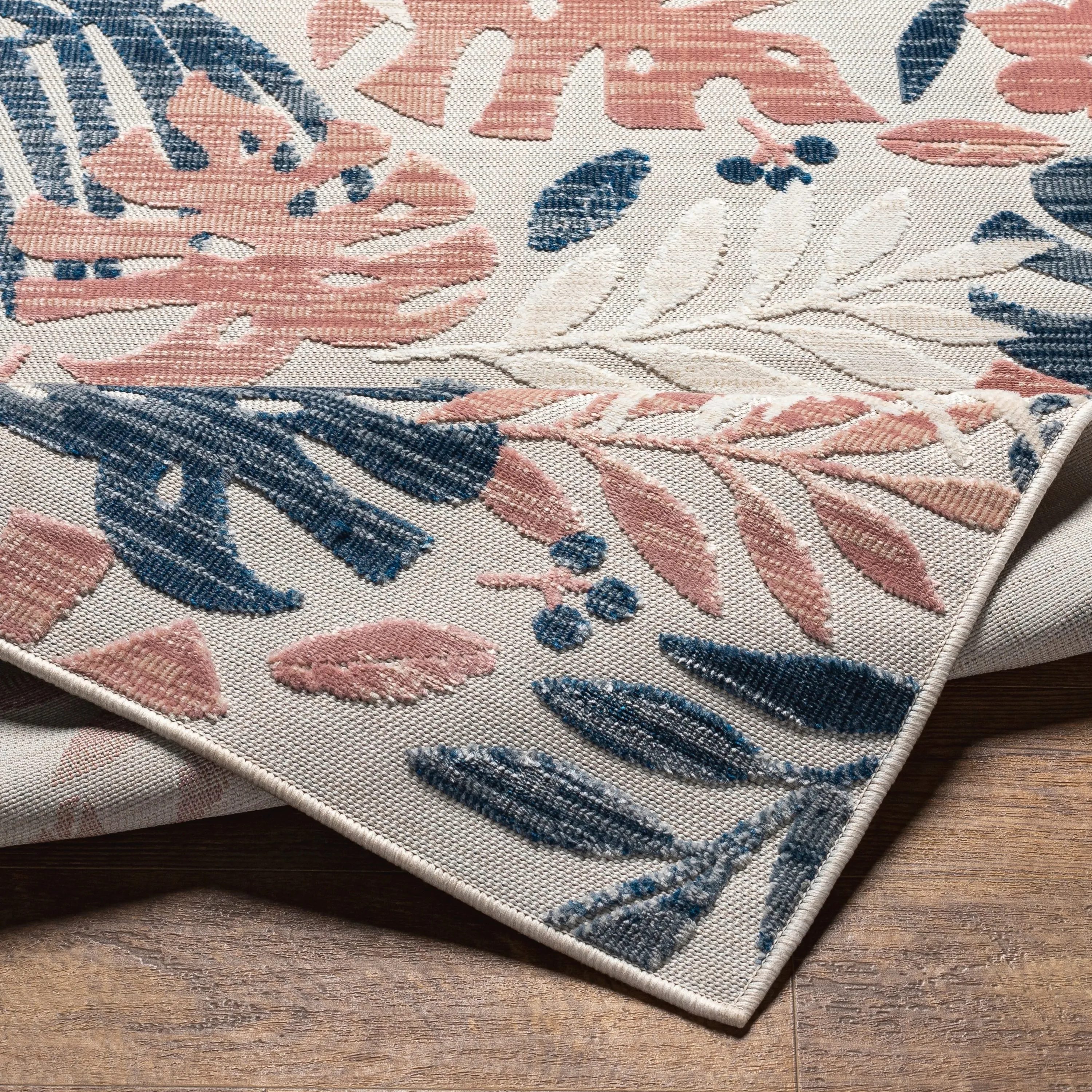 Livabliss Cabo Casual Palm Indoor/ Outdoor Area Rug