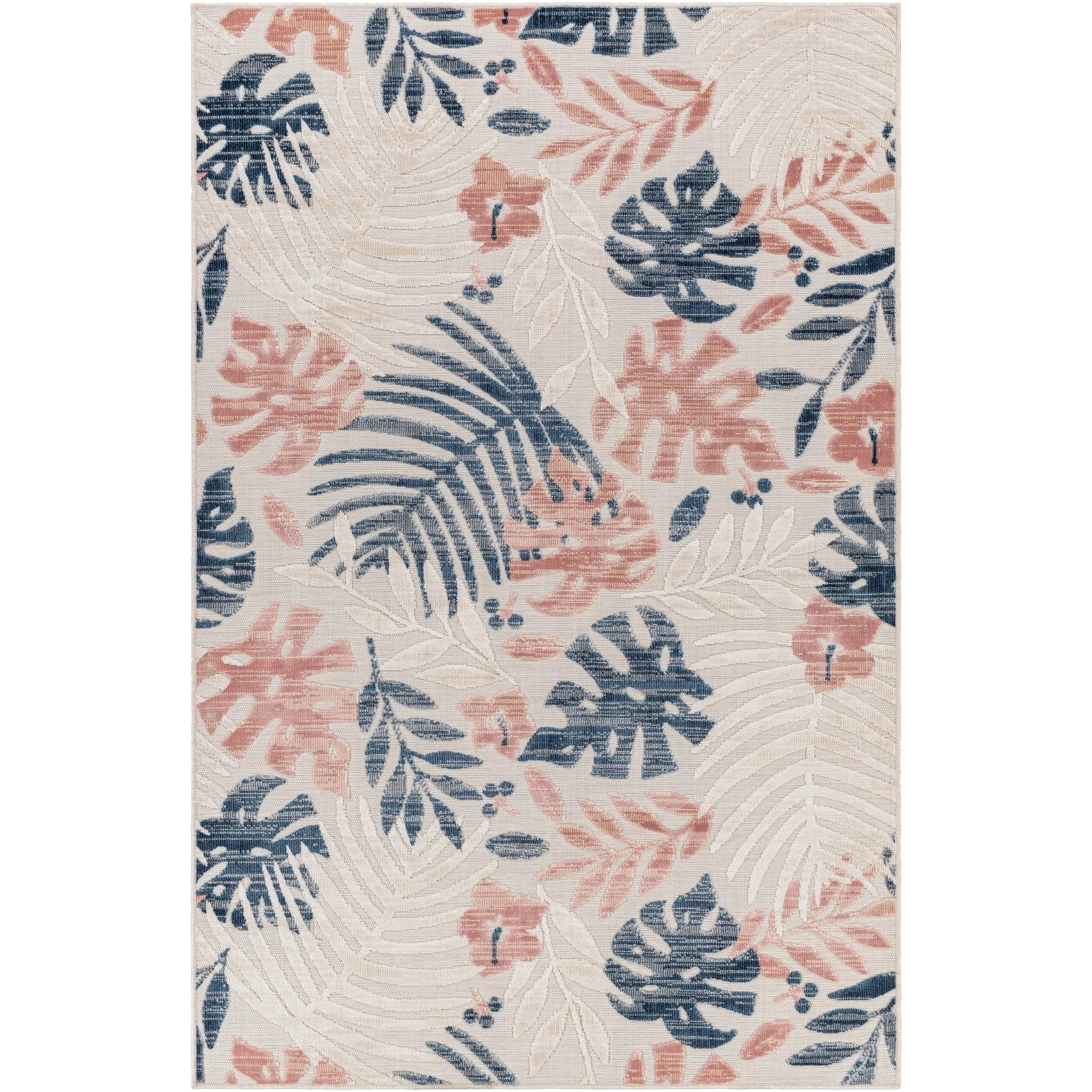 Livabliss Cabo Casual Palm Indoor/ Outdoor Area Rug