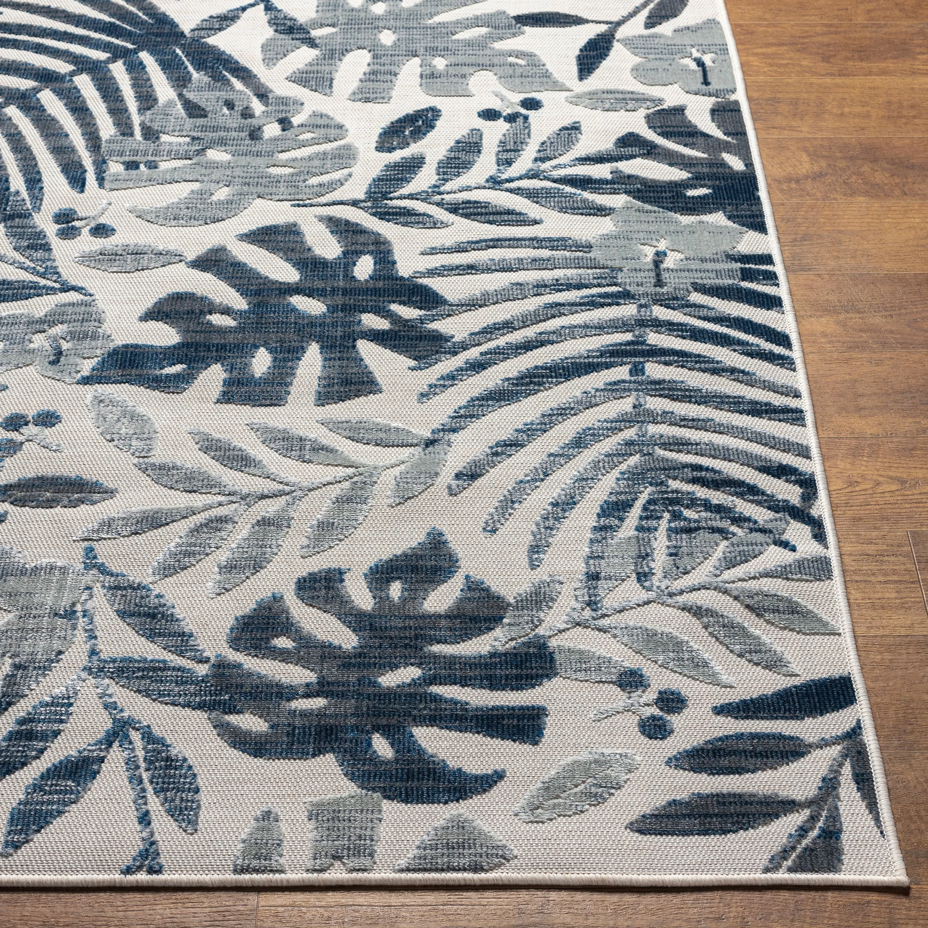 Livabliss Cabo Casual Palm Indoor/ Outdoor Area Rug