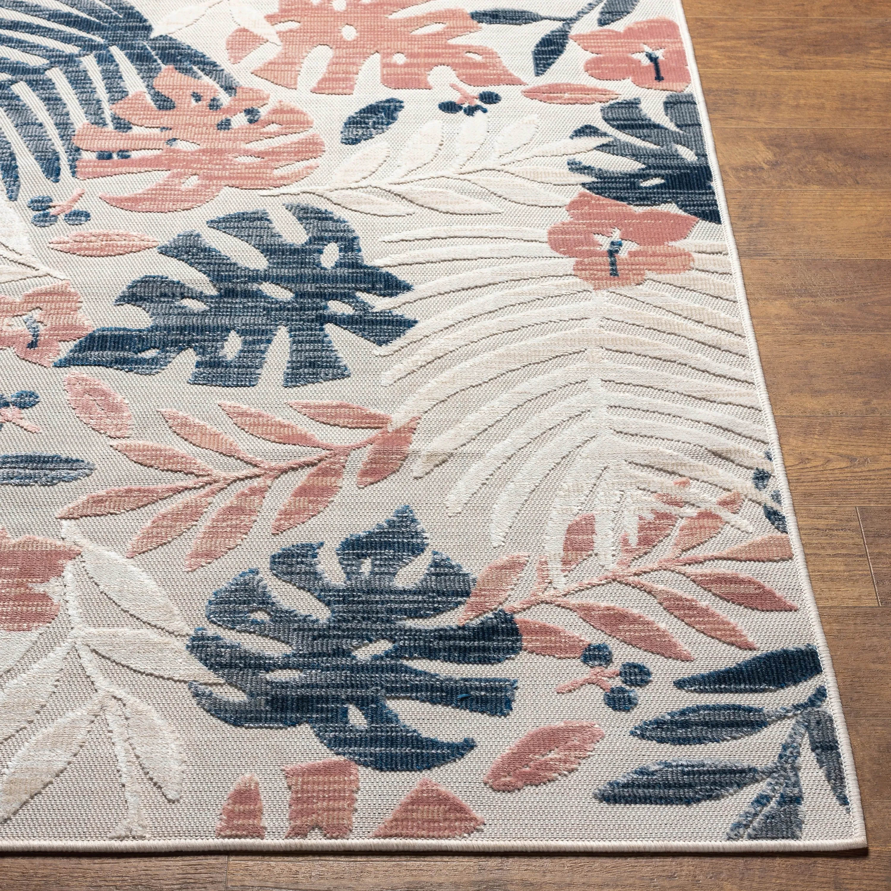 Livabliss Cabo Casual Palm Indoor/ Outdoor Area Rug
