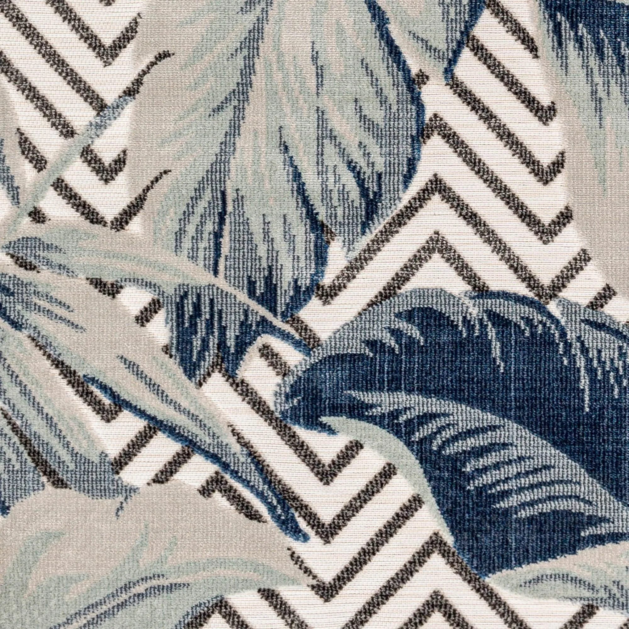 Livabliss Cabo Indoor/ Outdoor Chevron Tropical Area Rug