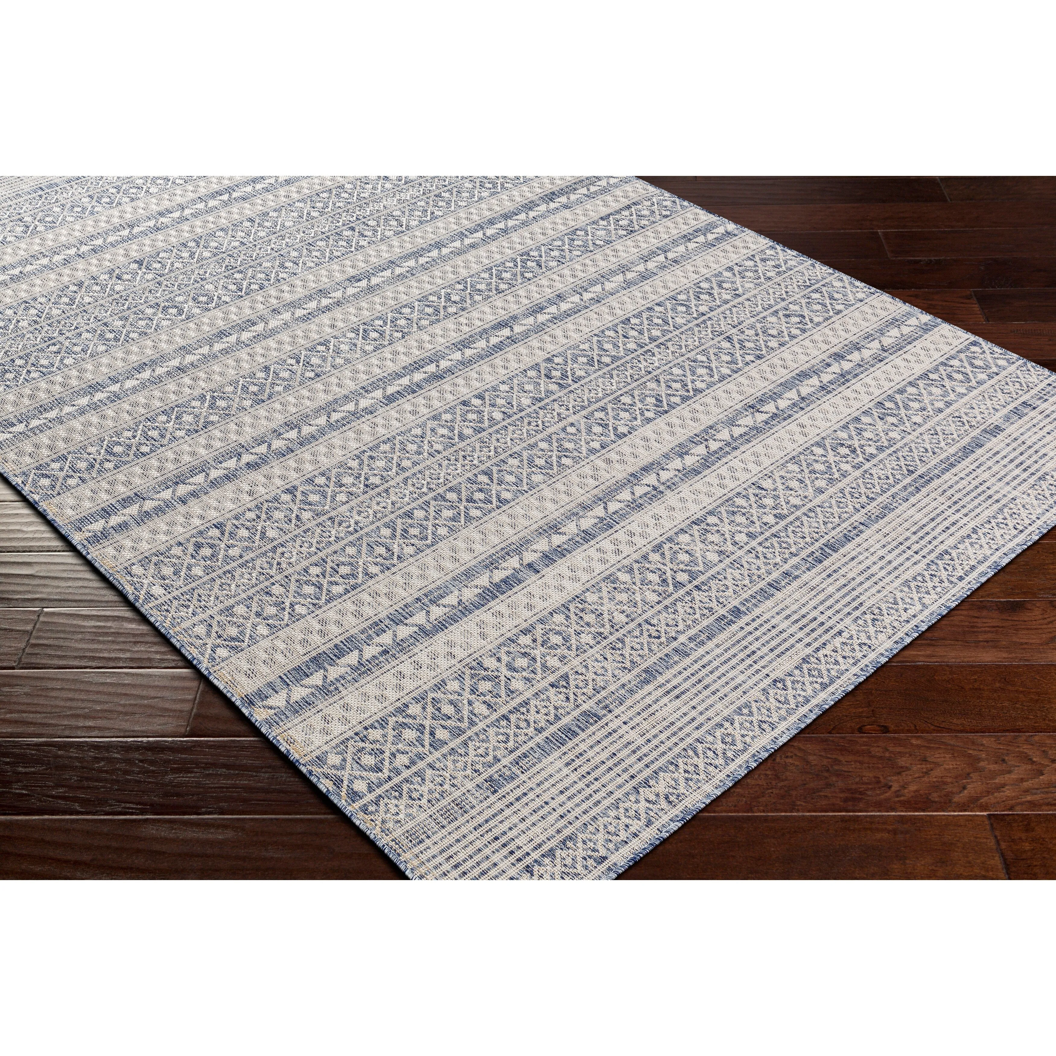 Livabliss Castanza Global Stripe Indoor/ Outdoor Area Rug