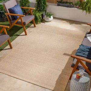Livabliss Castanza Global Stripe Indoor/ Outdoor Area Rug
