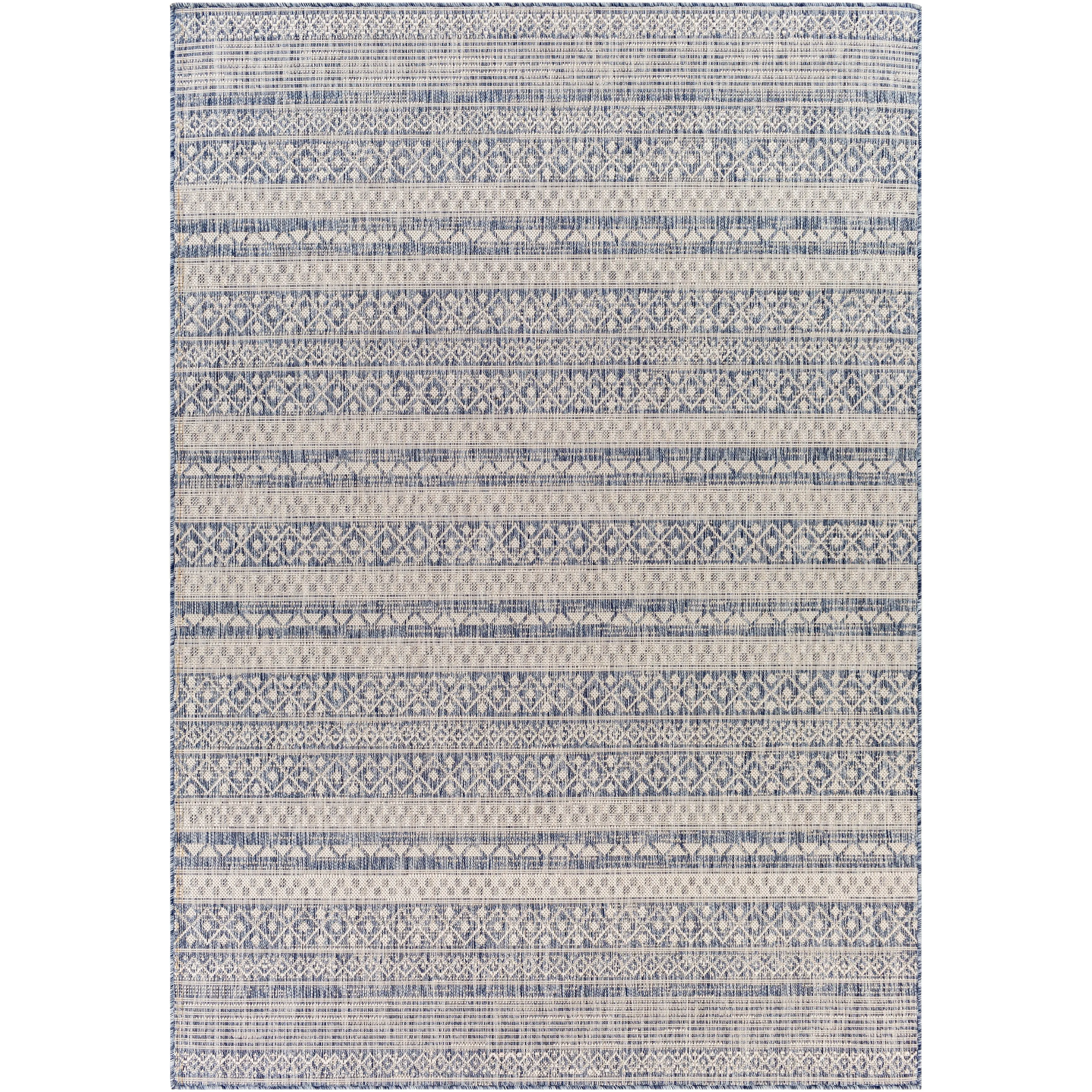 Livabliss Castanza Global Stripe Indoor/ Outdoor Area Rug